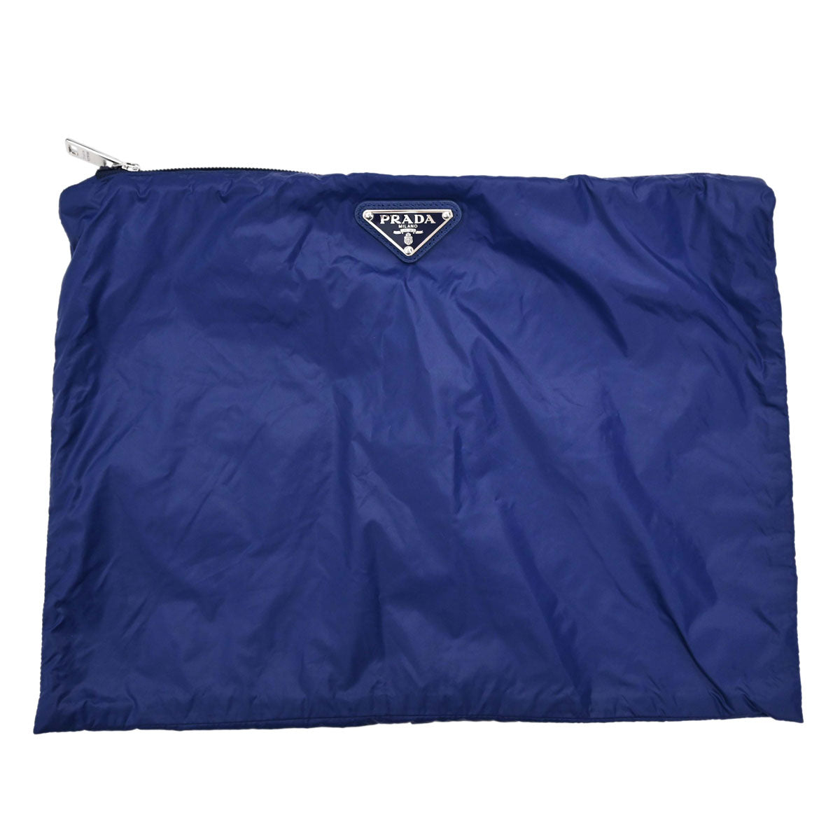 Prada 2014 Sleeveless Zip Up Quilted Down Jacket Blue #56