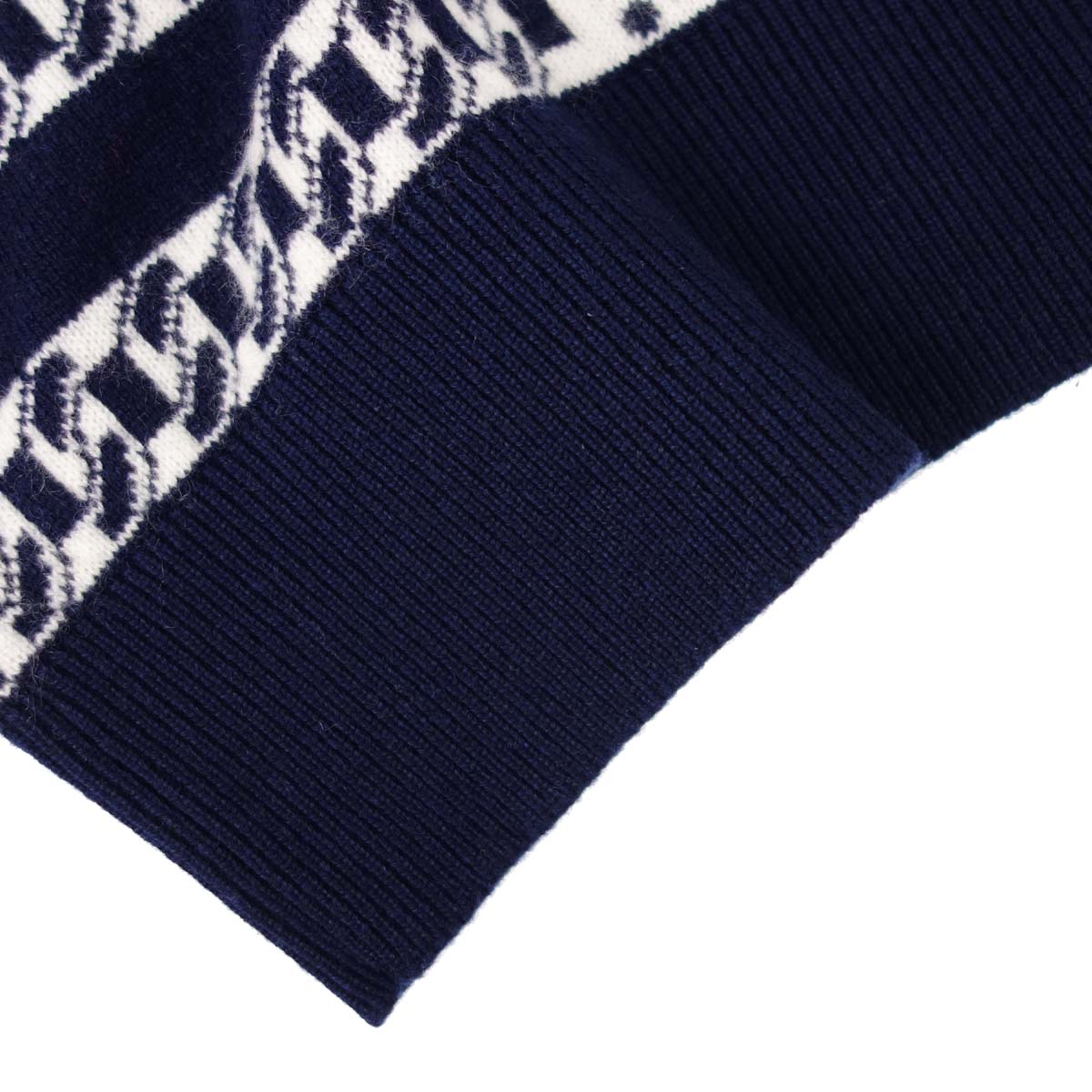 Chanel 2017 Cardigan Navy #38