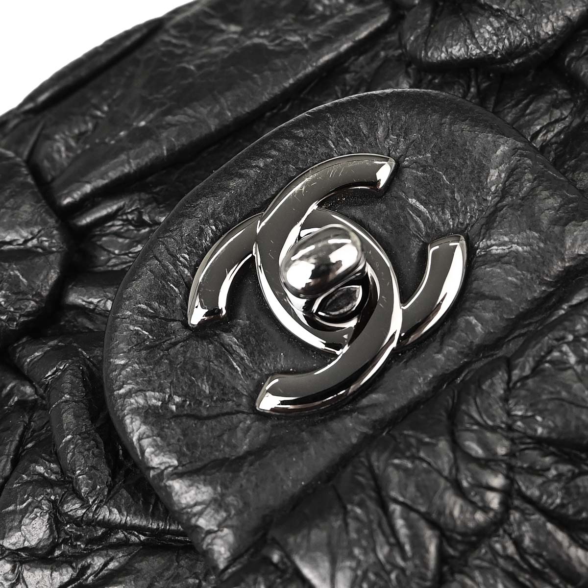 Chanel 2015-2016 Black Lambskin Lemaire Puffed Flap Bag Shoulder Bag