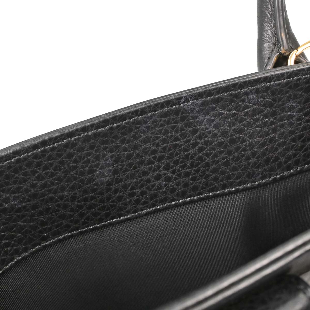 Chanel Black Deerskin Executive Cerf 2way Shoulder Tote Bag