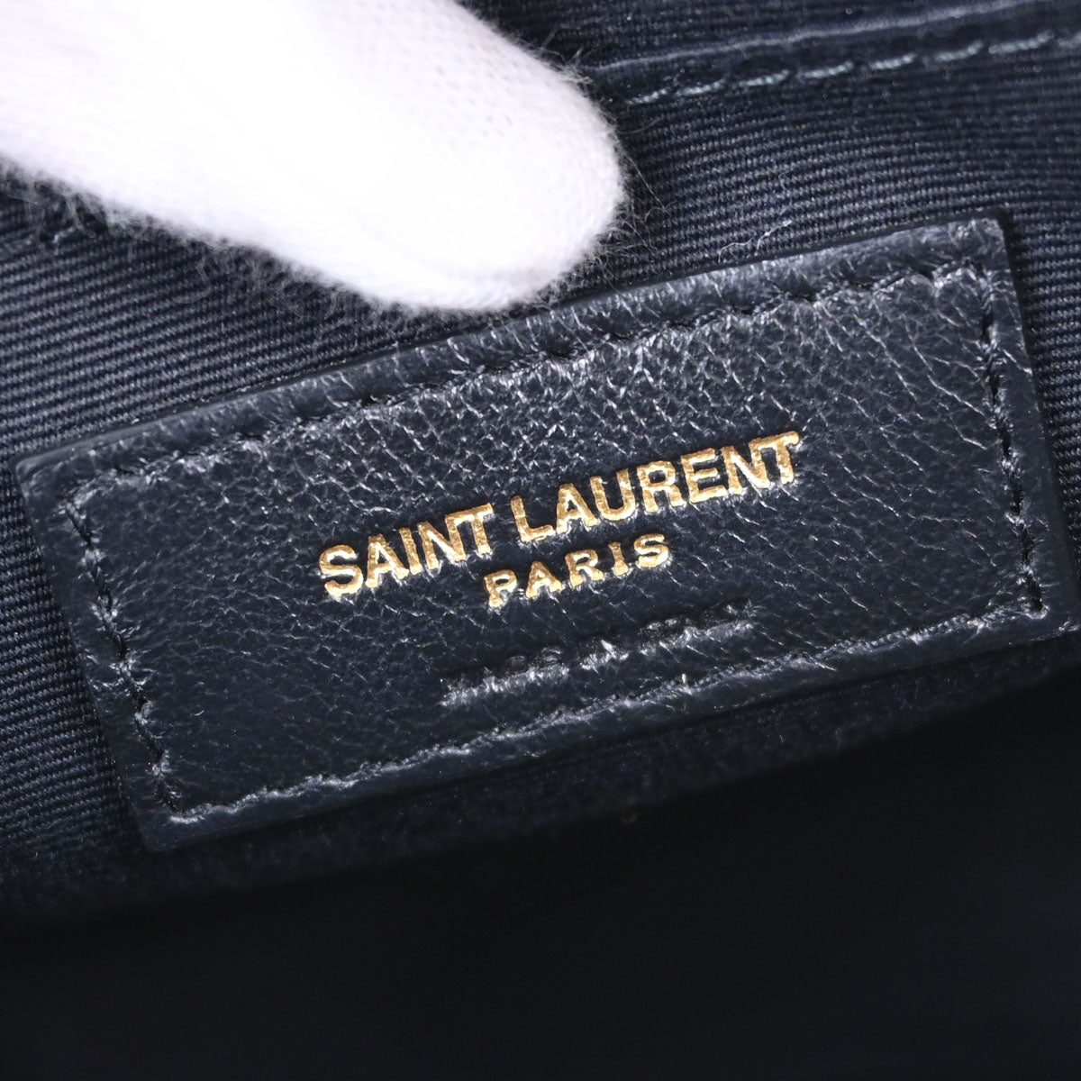 Saint Laurent Black Vinyle Round Camera Bag Shoulder Bag