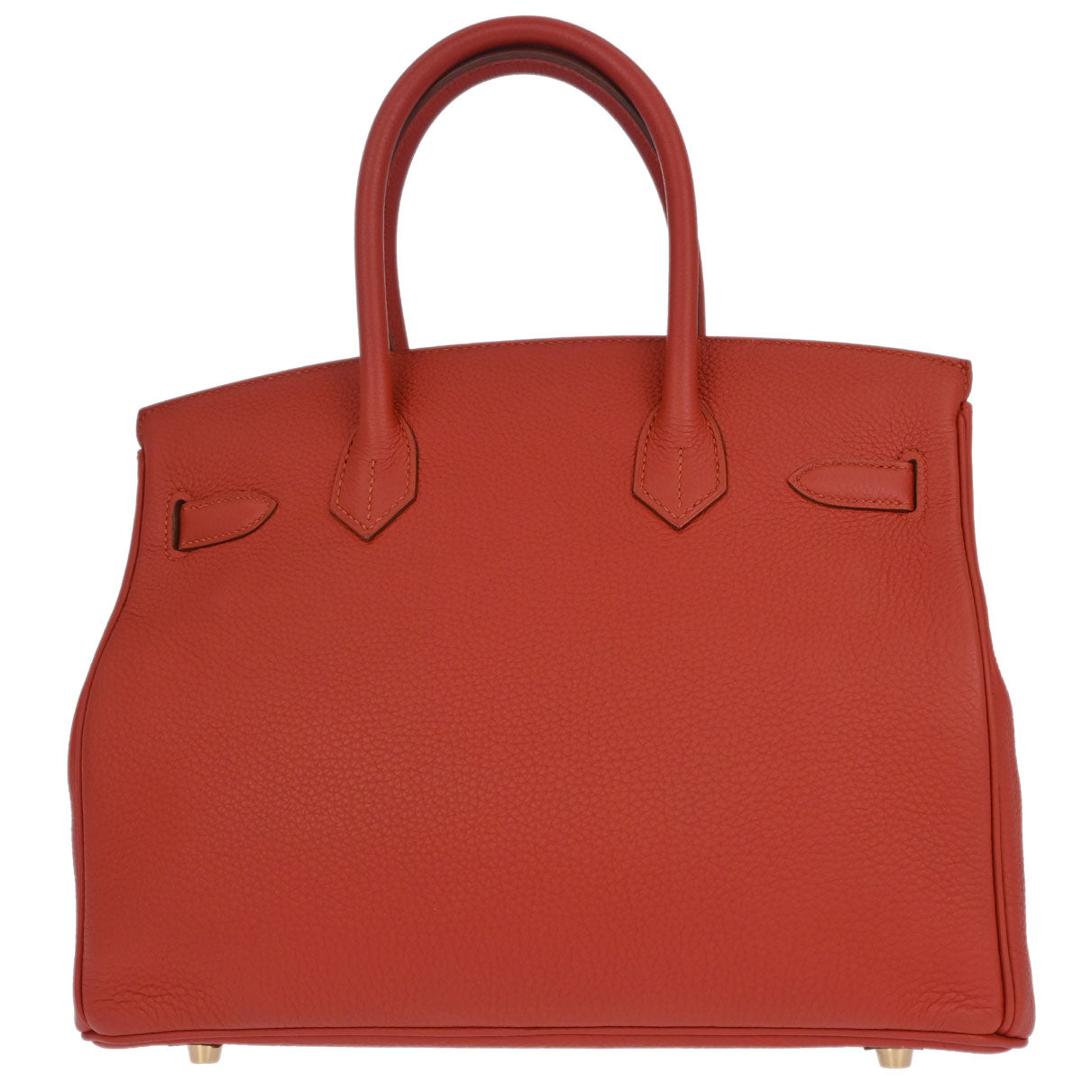 Hermes Rouge Pivoine Togo Birkin 30 Handbag
