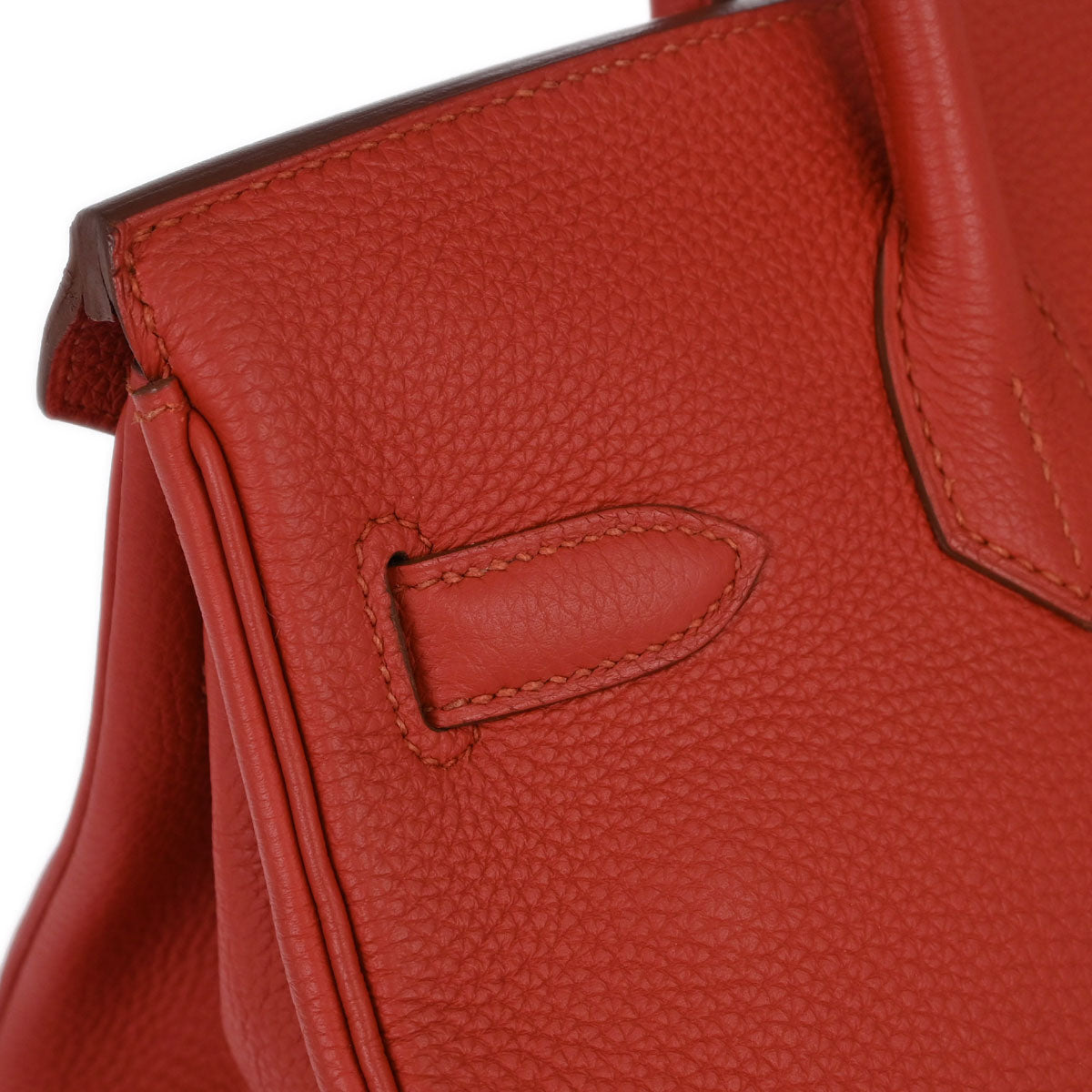 Hermes Rouge Pivoine Togo Birkin 30 Handbag