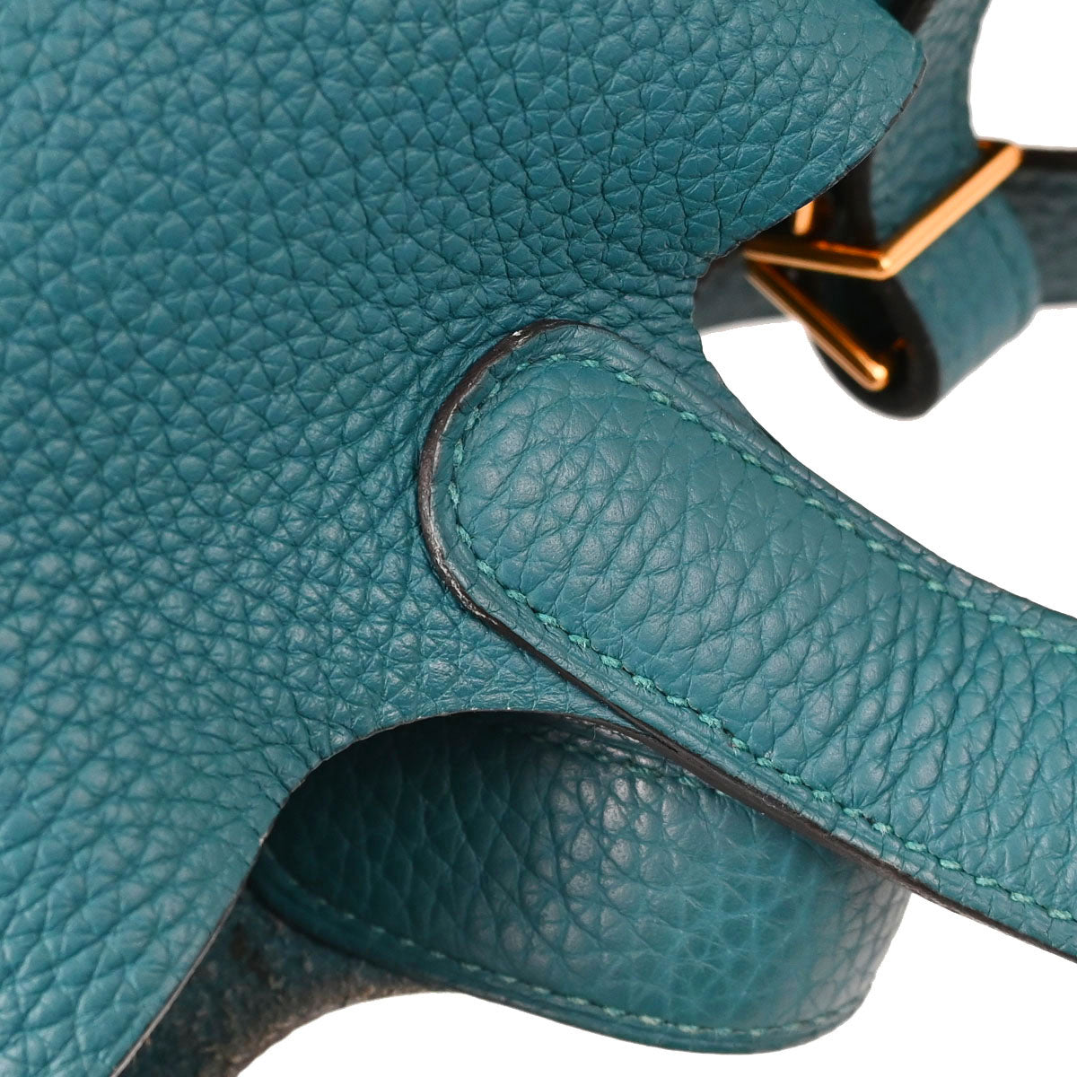 Hermes Vert Bosphore Taurillon Picotin Lock 18 PM Handbag