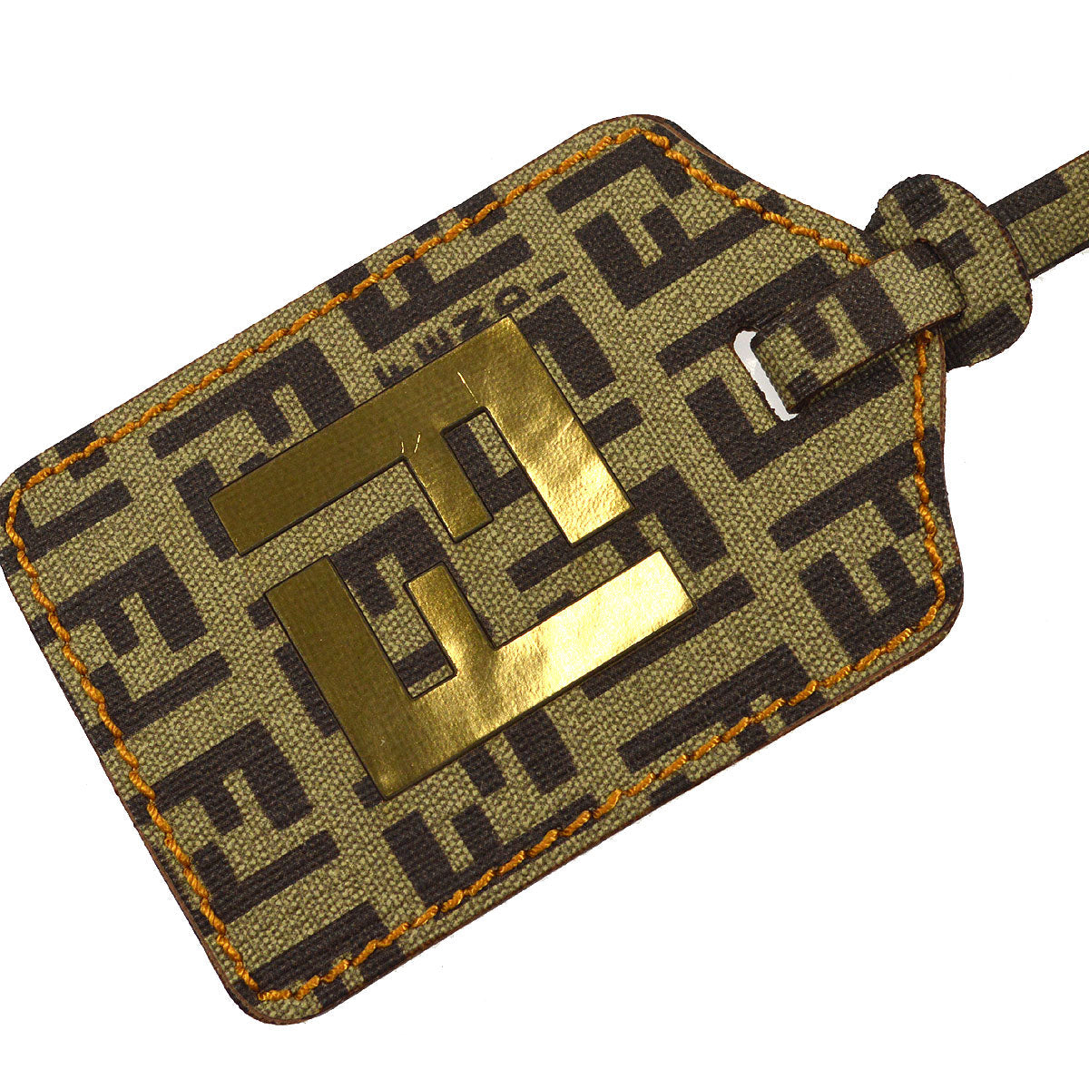 FENDI Zucchino Handbag Beige