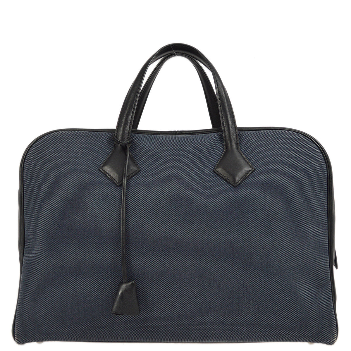 Hermes 2012 Black Toile H Swift Victoria 2 12H