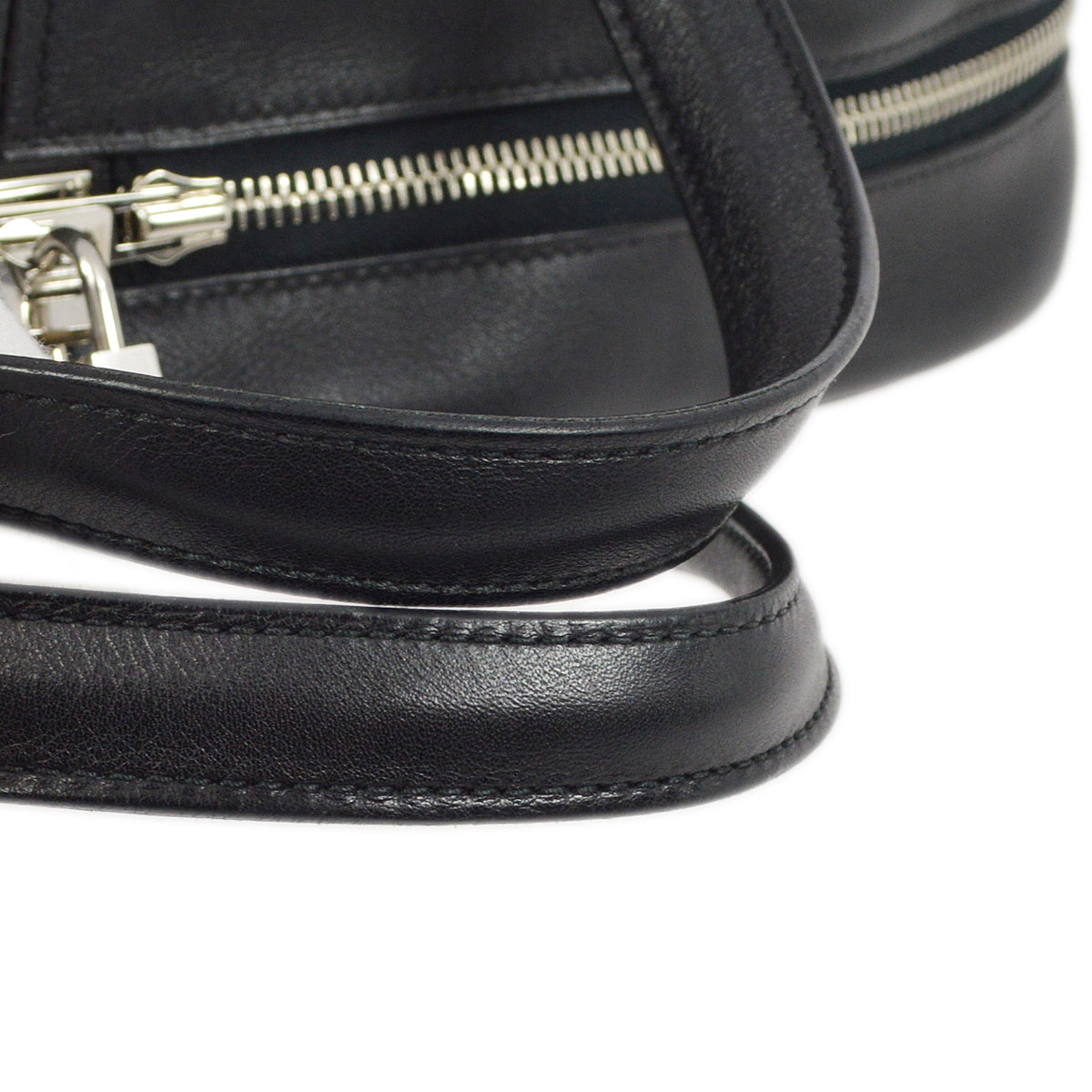 Hermes 2012 Black Toile H Swift Victoria 2 12H