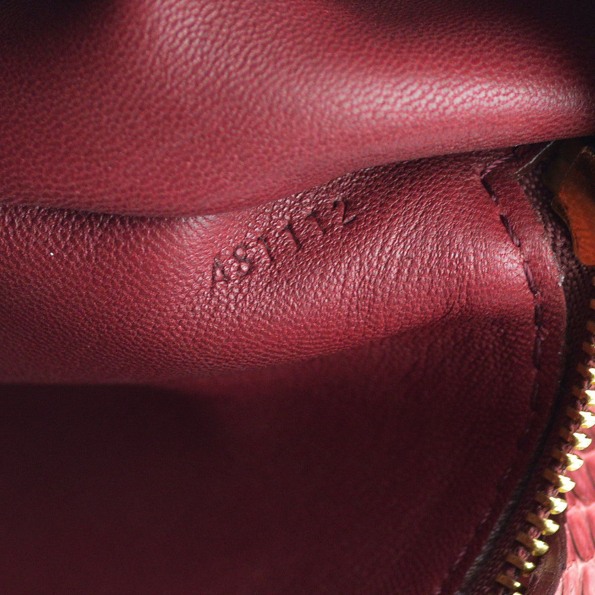 Louis Vuitton * 2012 Red Monogram Exotic Artsy MM Handbag M93451