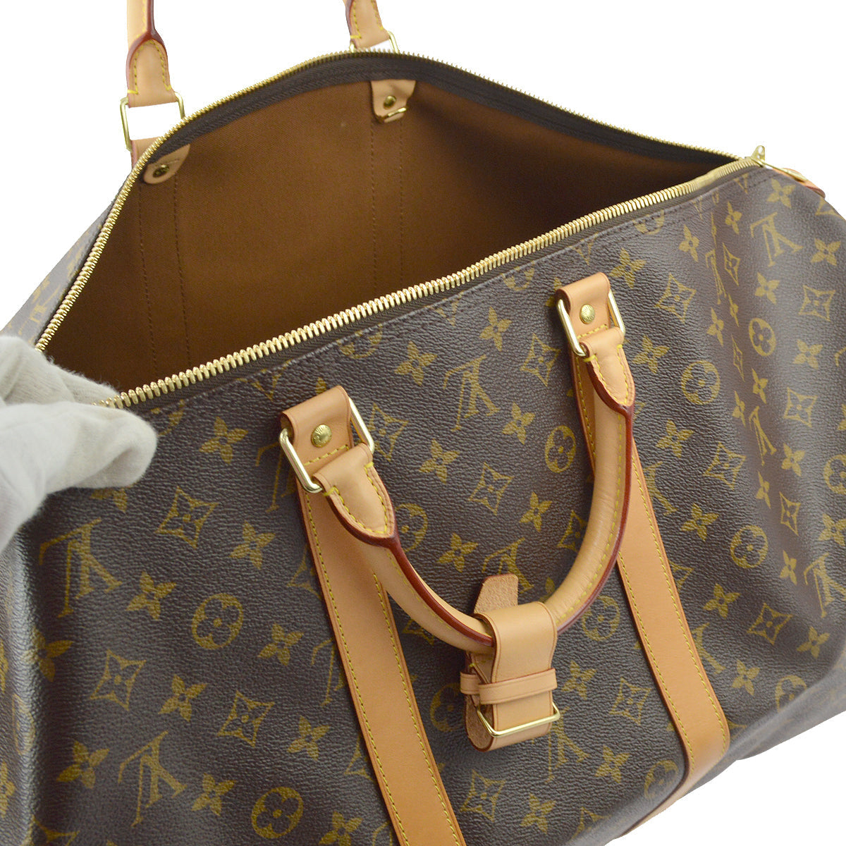 Louis Vuitton 2016 Monogram Keepall 55 Travel Duffle Handbag M41424