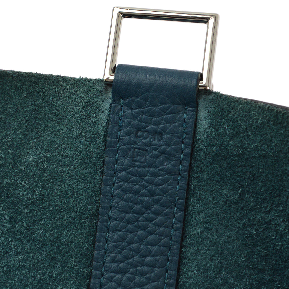 Hermes 2014 Blue Taurillon Clemence Picotin Lock TGM Handbag