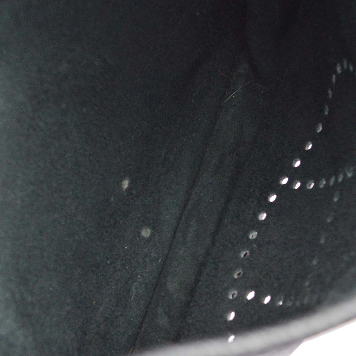 Hermes 2014 Black Taurillon Clemence Evelyne 3 PM Shoulder Bag
