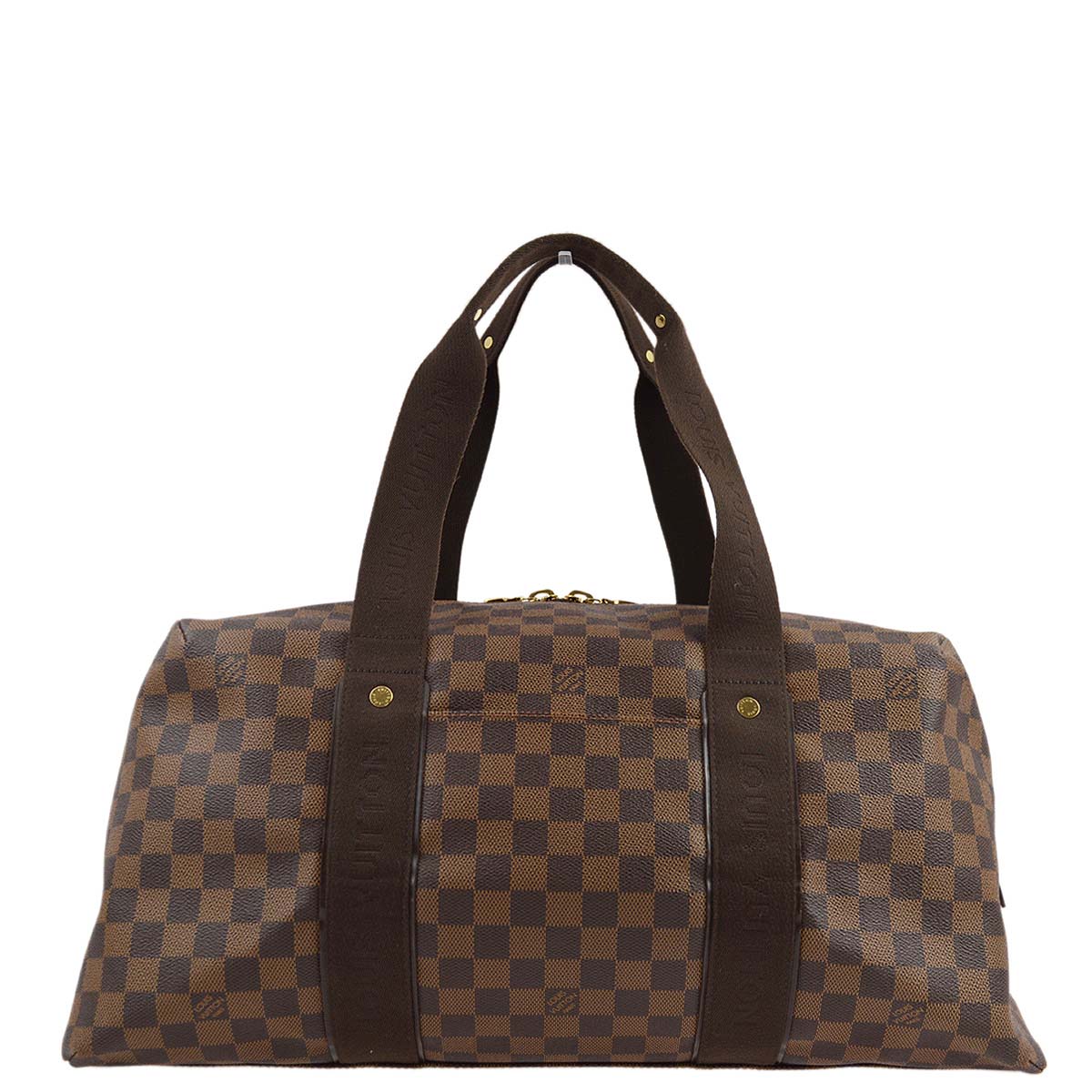 Louis Vuitton 2011 Damier Weekender MM Shoulder Duffle Bag N41138