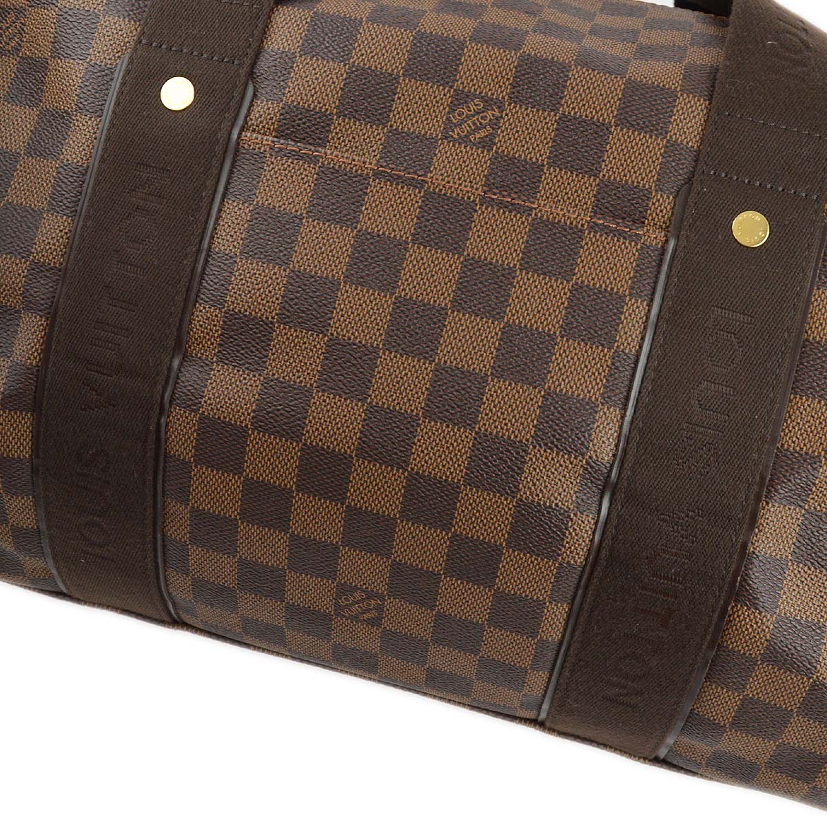 Louis Vuitton 2011 Damier Weekender MM Shoulder Duffle Bag N41138