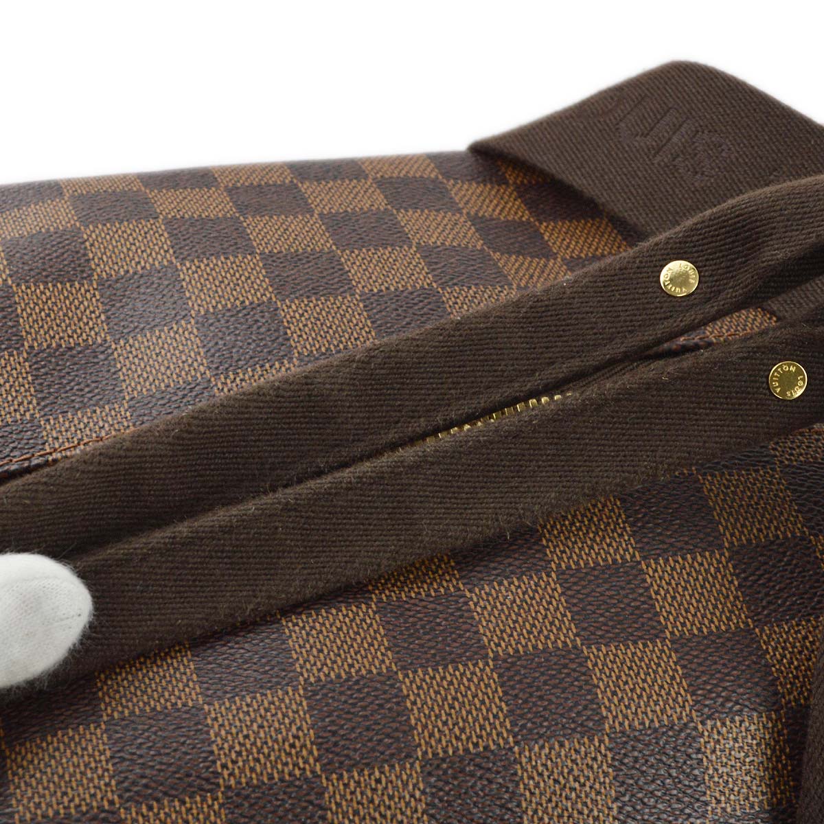 Louis Vuitton 2011 Damier Weekender MM Shoulder Duffle Bag N41138