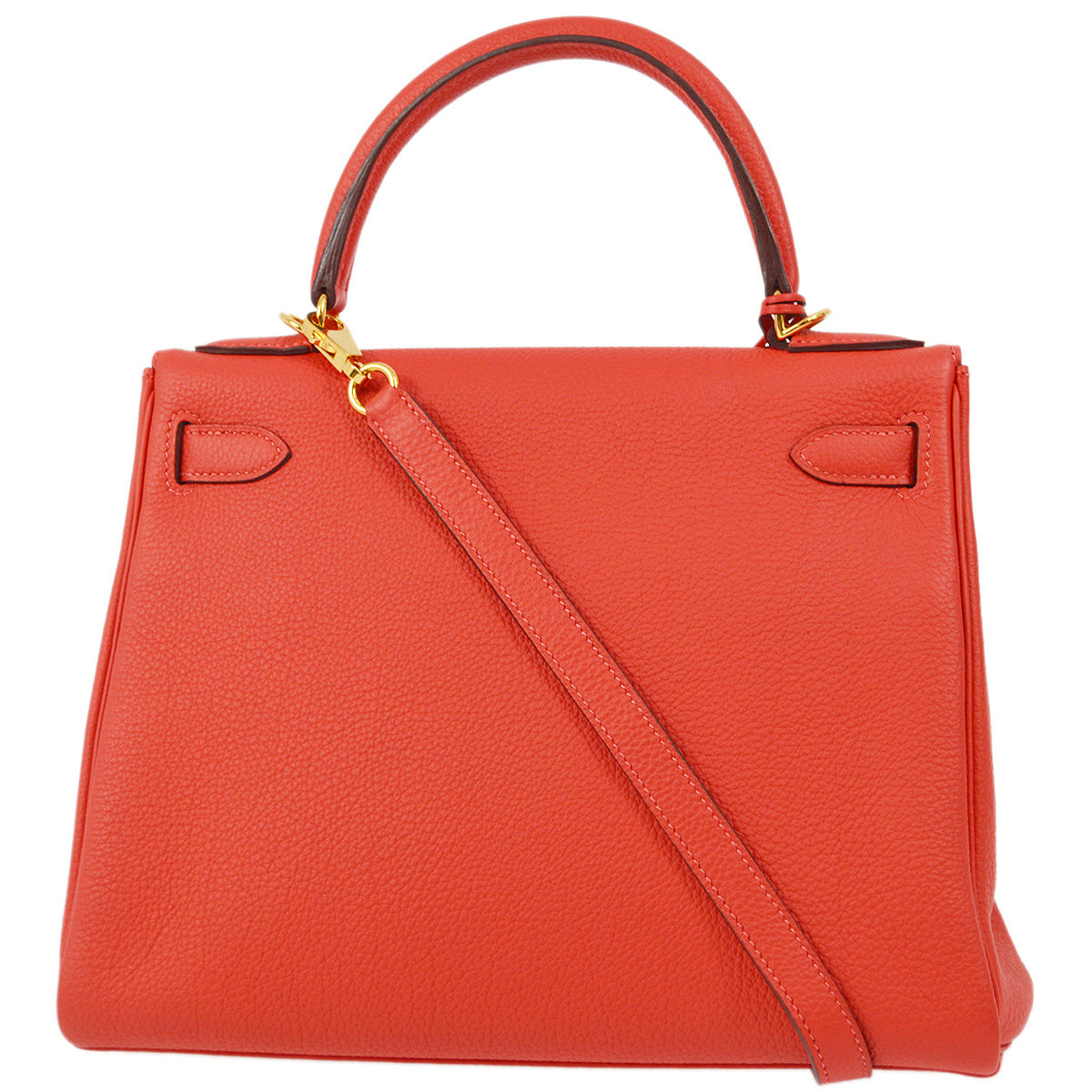 Hermes 2014 Capucine Togo Kelly 28 Retourne 2way Handbag