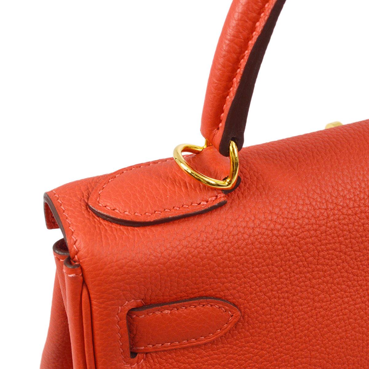 Hermes 2014 Capucine Togo Kelly 28 Retourne 2way Handbag