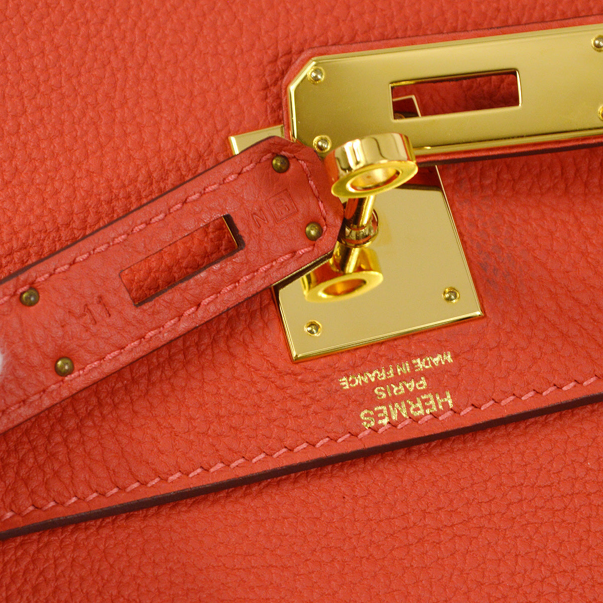 Hermes 2014 Capucine Togo Kelly 28 Retourne 2way Handbag