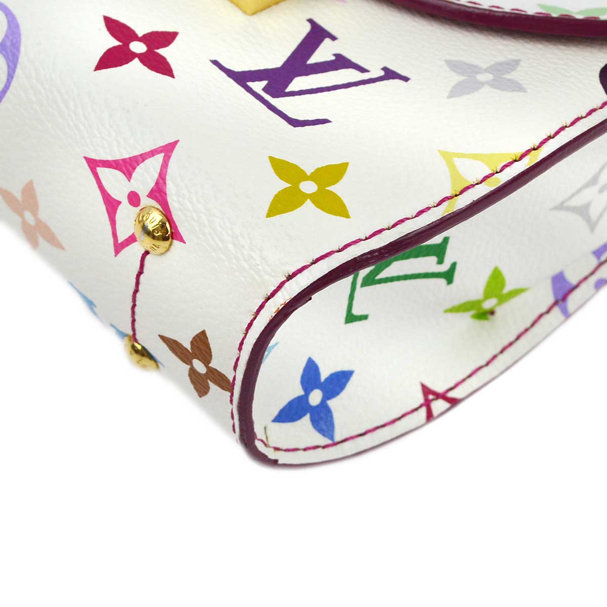 Louis Vuitton 2012 White Monogram Multicolor Heartbreaker M40660