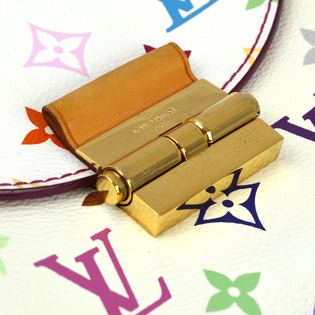 Louis Vuitton 2012 White Monogram Multicolor Heartbreaker M40660