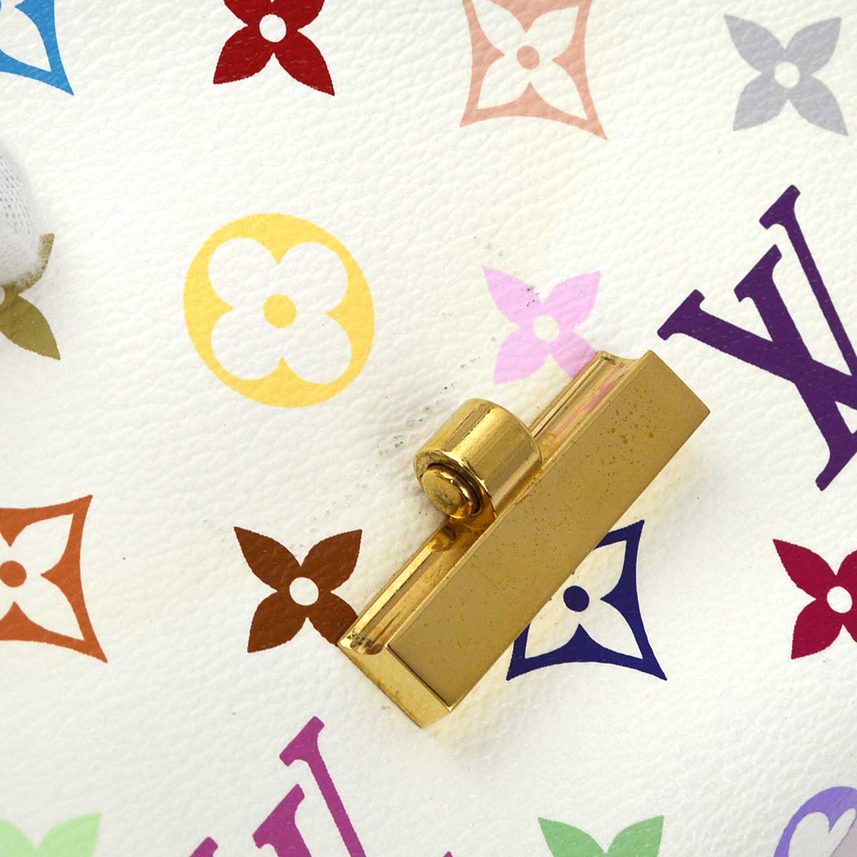 Louis Vuitton 2012 White Monogram Multicolor Heartbreaker M40660