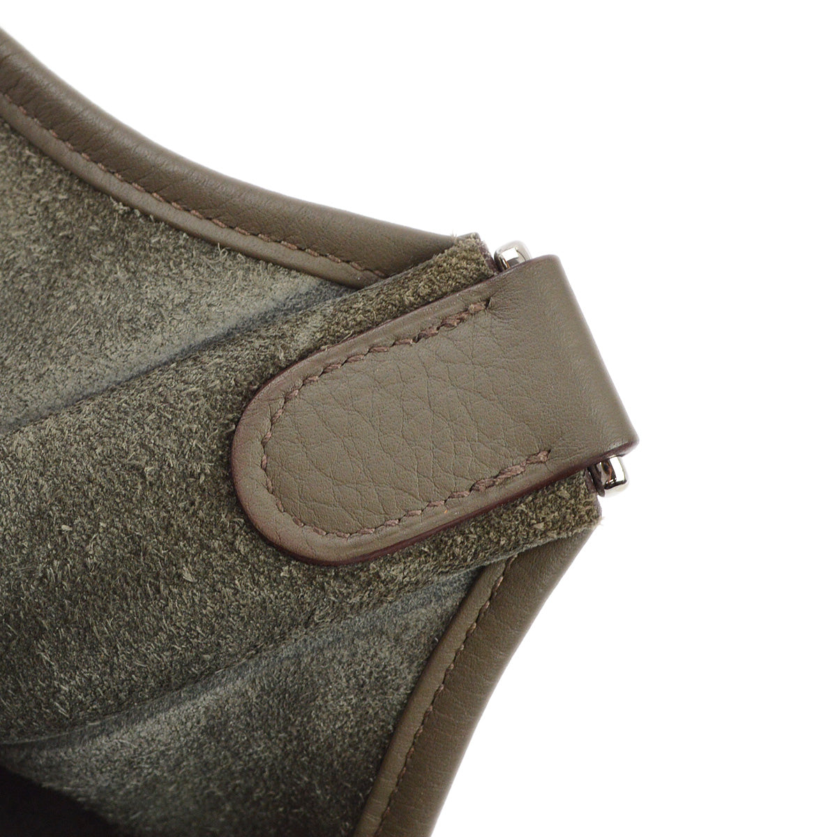 Hermes 2011 Etain Taurillon Clemence Evelyne 3 PM Shoulder Bag