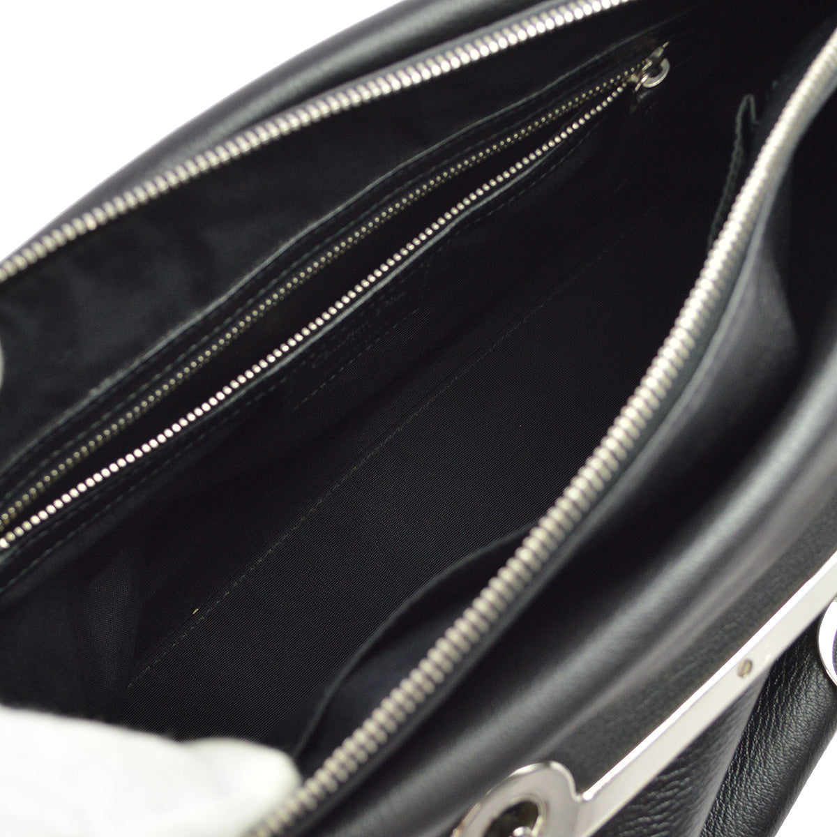 Christian Dior 2012 Black Granville Handbag