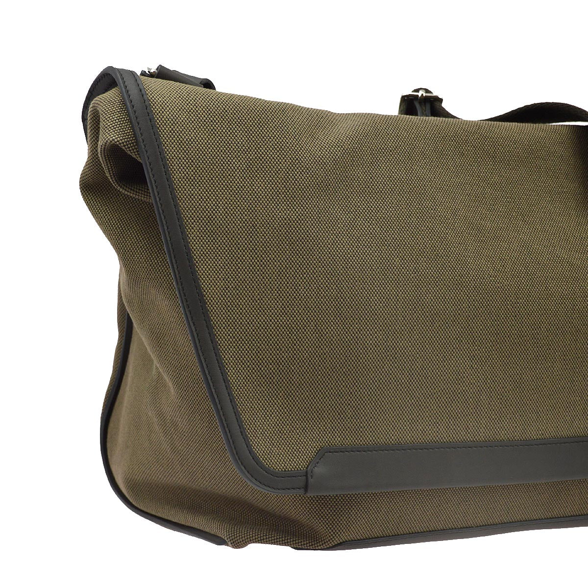 Hermes 2014 Brown Toile H Aller Retour Shoulder Bag