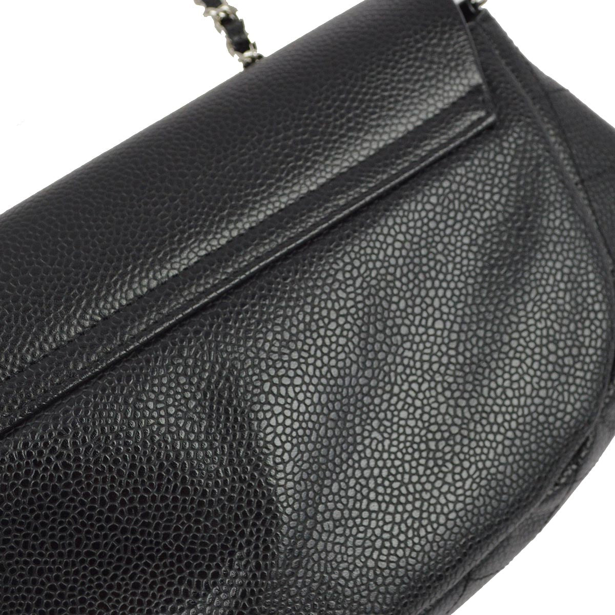 Chanel 2013-2014 Black Caviar WOC Wallet On Chain