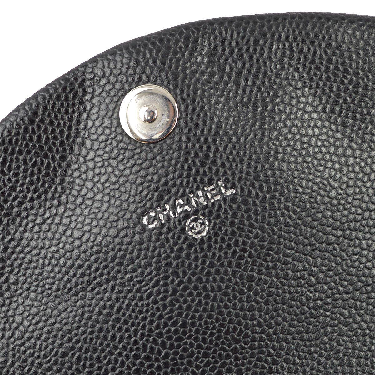 Chanel 2013-2014 Black Caviar WOC Wallet On Chain