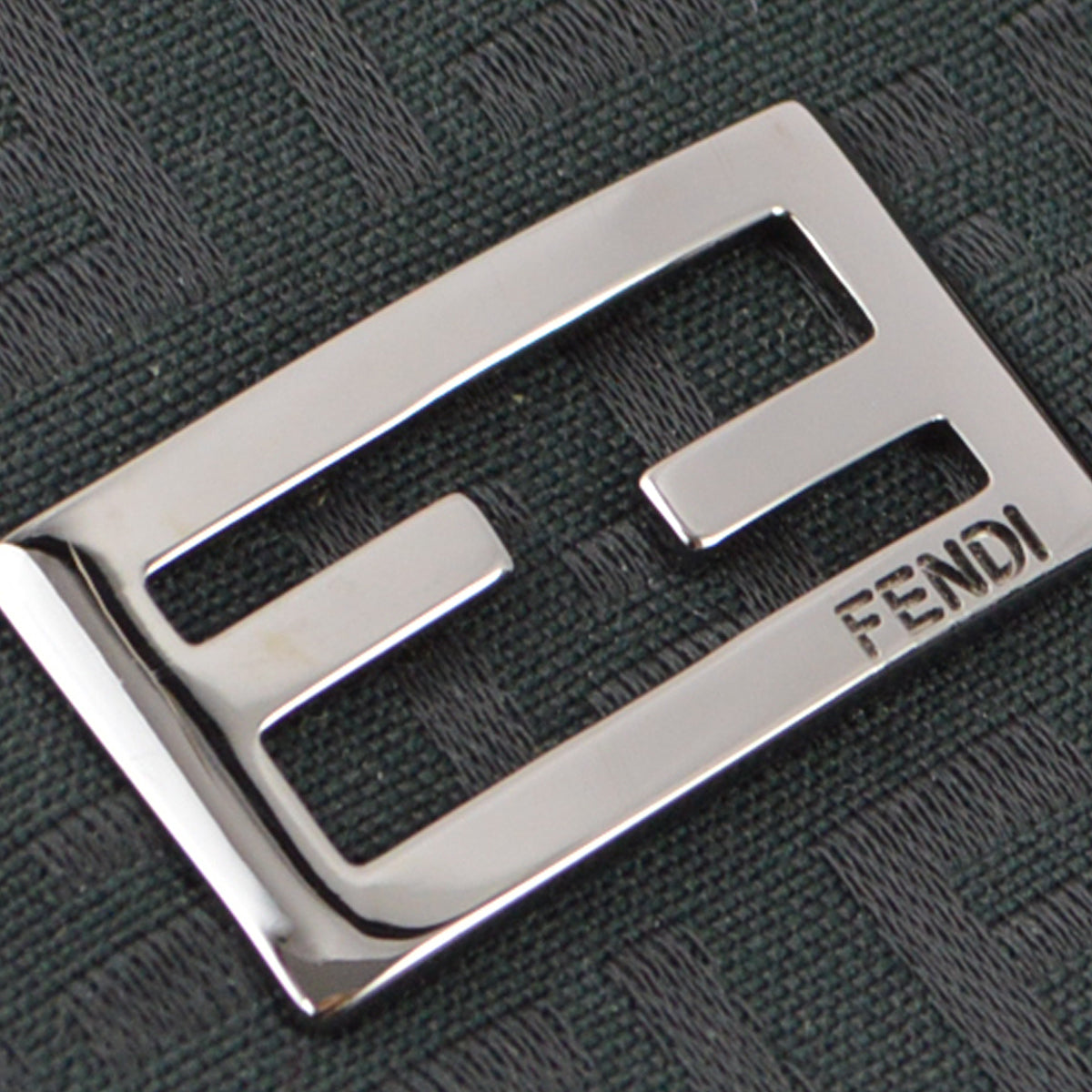 Fendi Black Zucchino Tote Handbag
