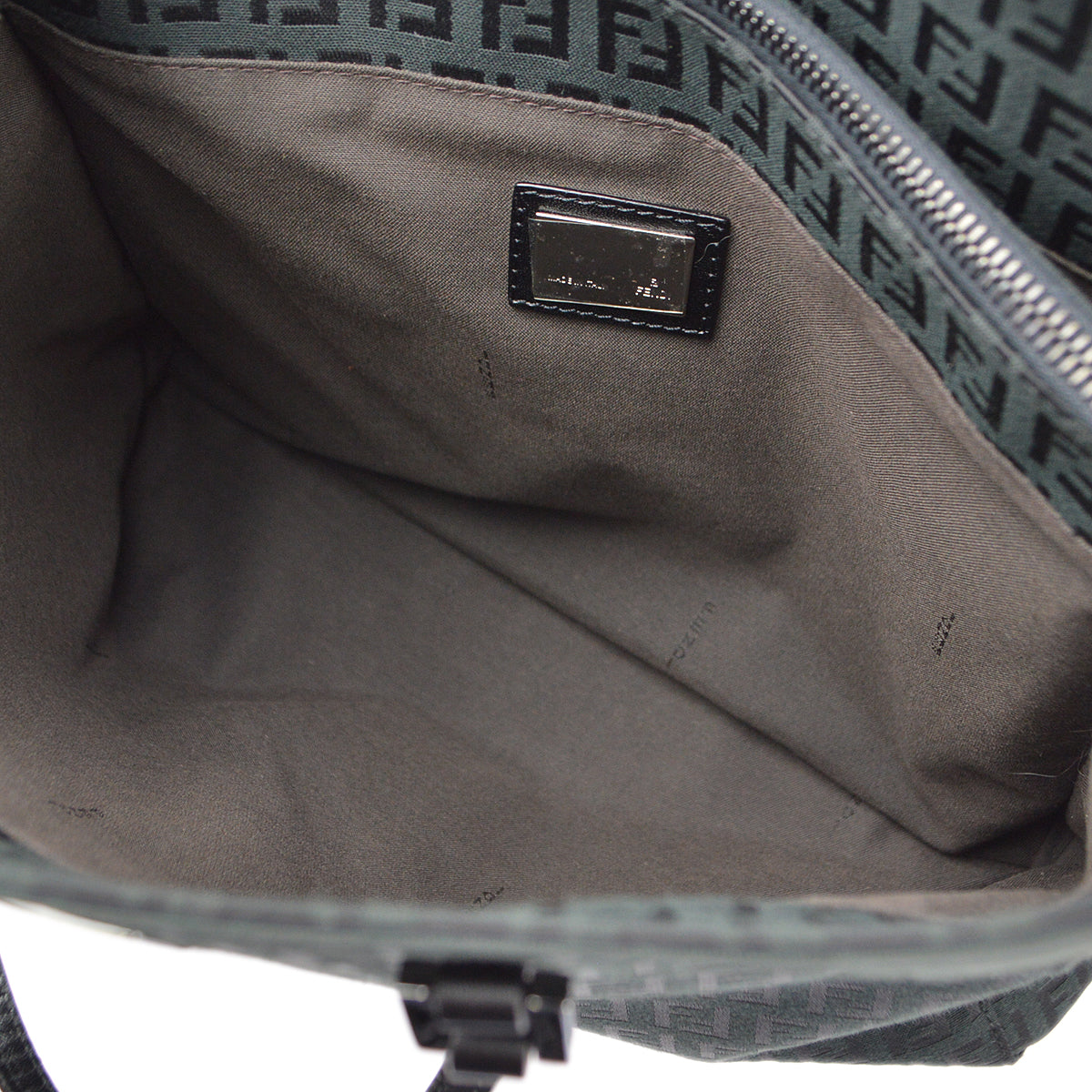 Fendi Black Zucchino Tote Handbag