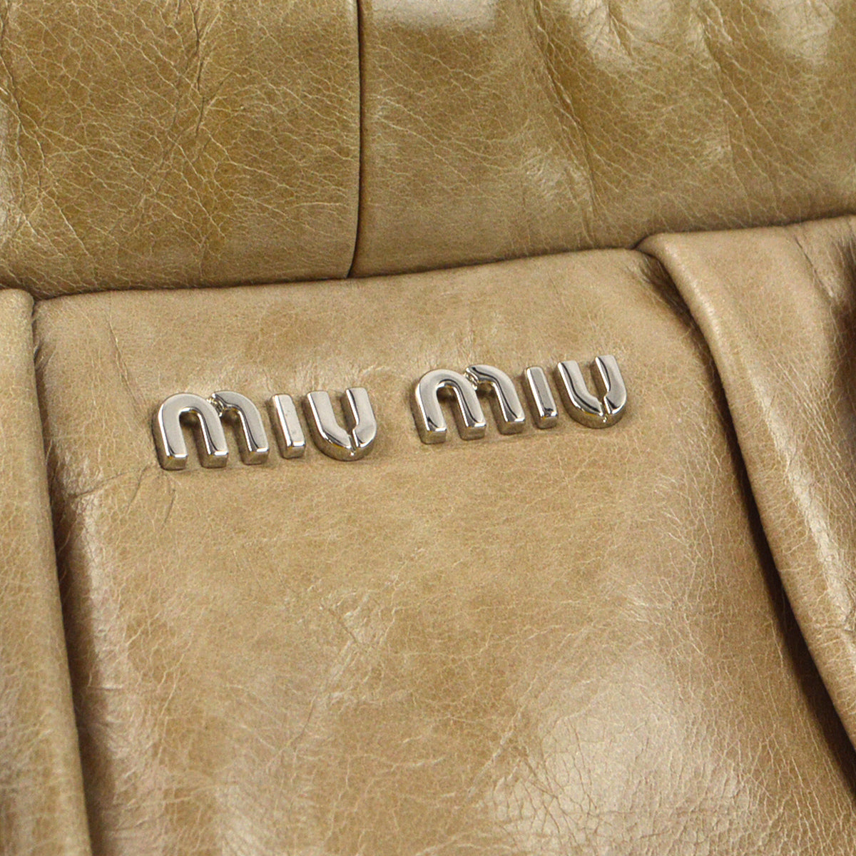 Miu Miu Beige 2way Shoulder Handbag