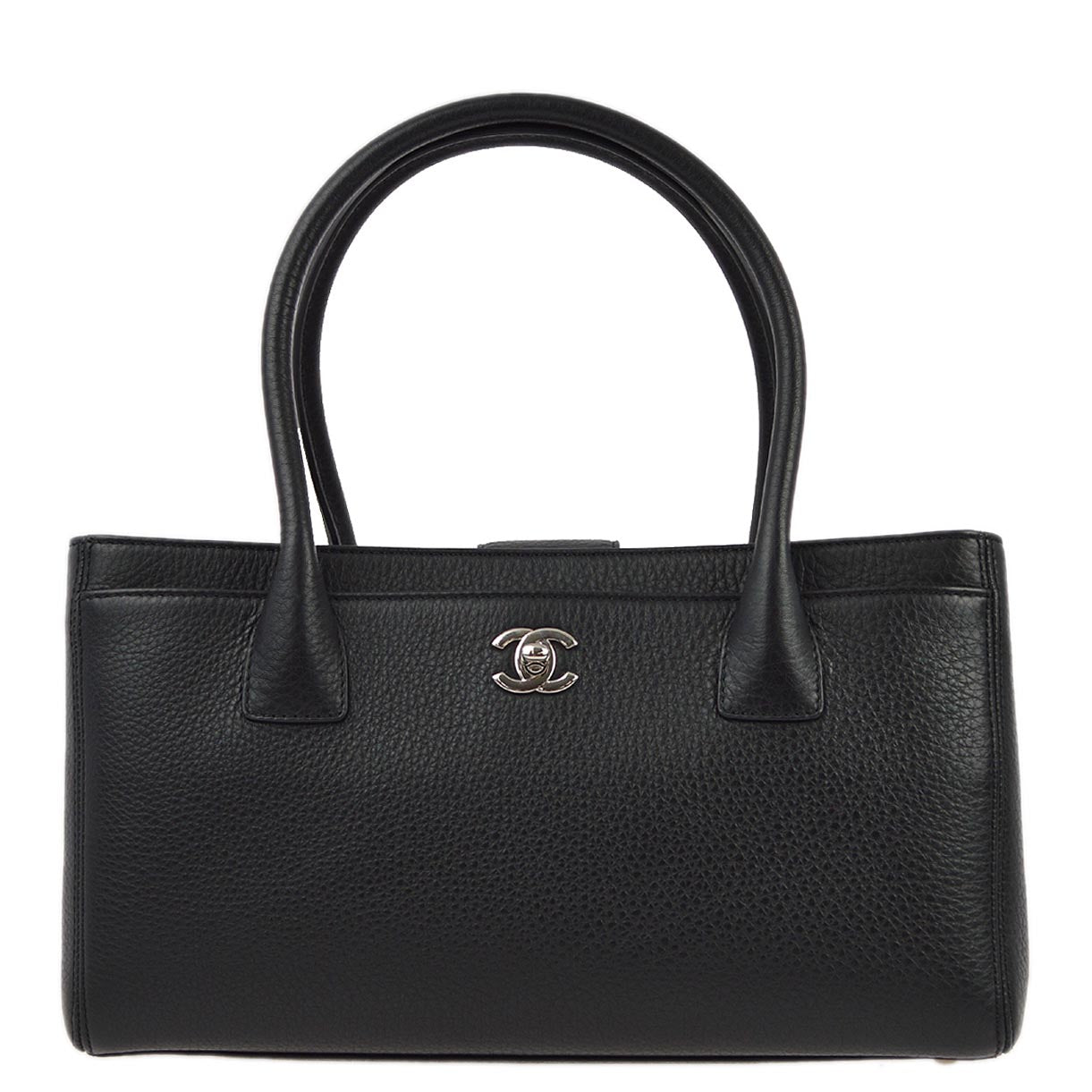 Chanel 2014 Black Calfskin Executive Tote Handbag