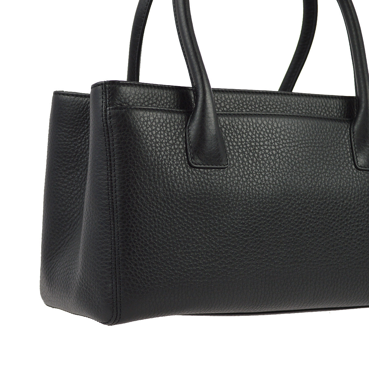 Chanel 2014 Black Calfskin Executive Tote Handbag
