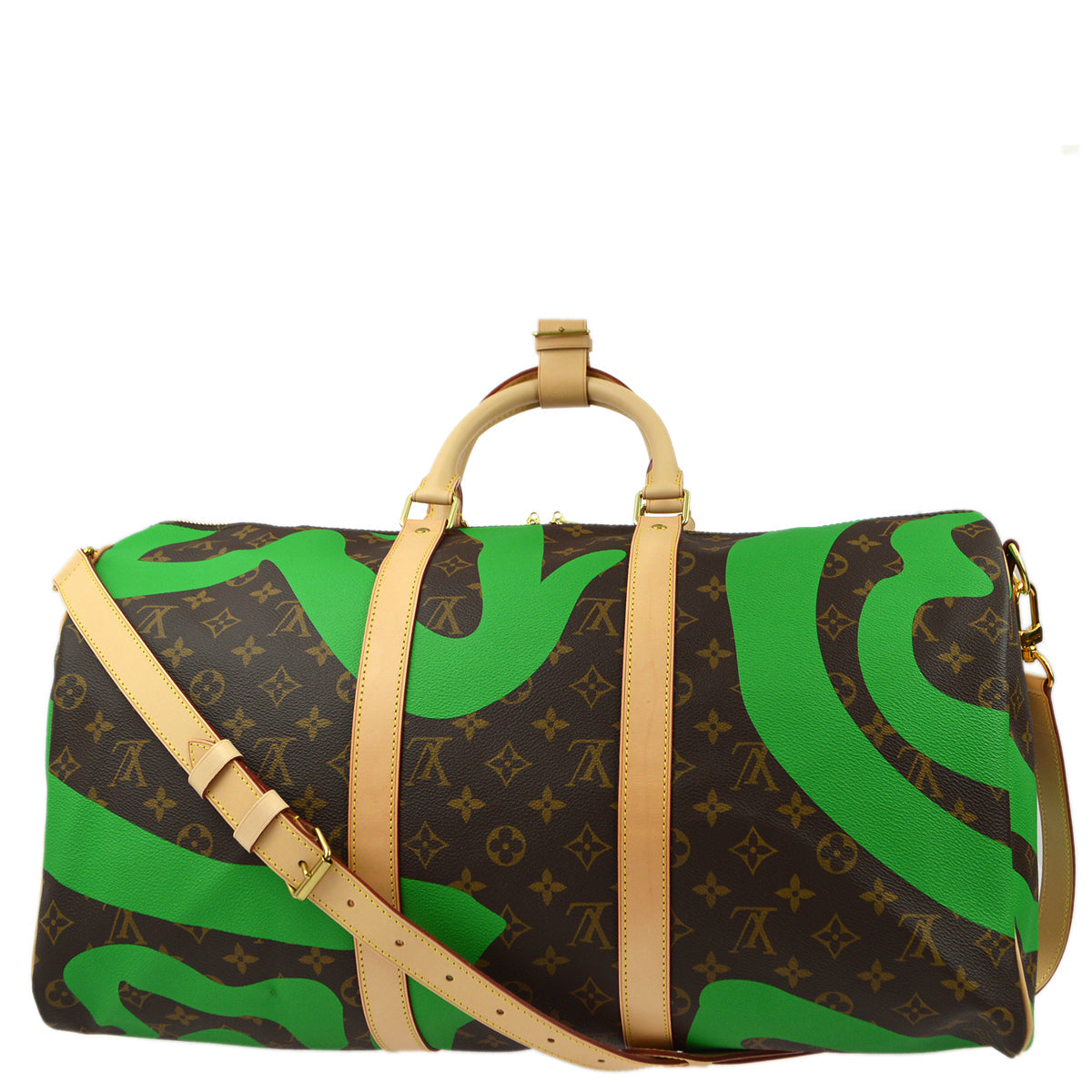 Louis Vuitton 2017 Monogram Keepall Bandouliere 50 Duffle Bag M44140