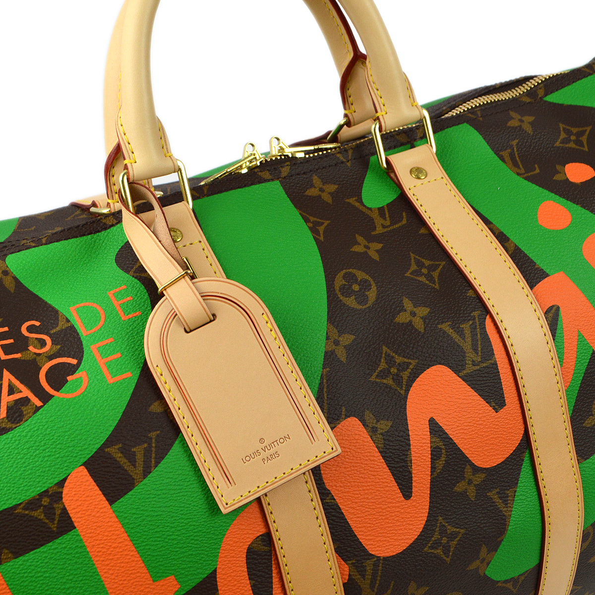 Louis Vuitton 2017 Monogram Keepall Bandouliere 50 Duffle Bag M44140