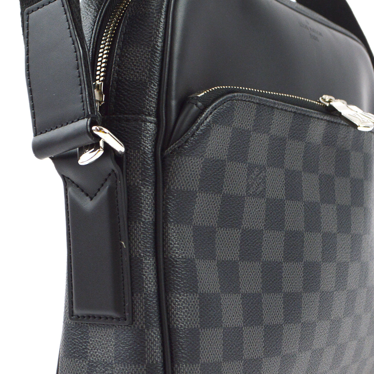 Louis Vuitton 2018 Damier Graphite Dayton PM Shoulder Bag N41408