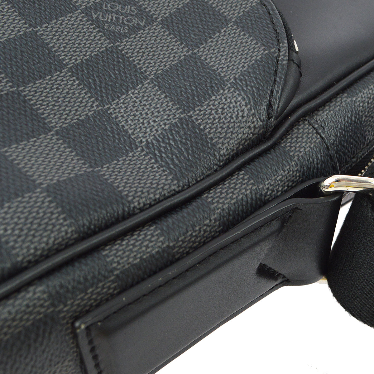 Louis Vuitton 2018 Damier Graphite Dayton PM Shoulder Bag N41408