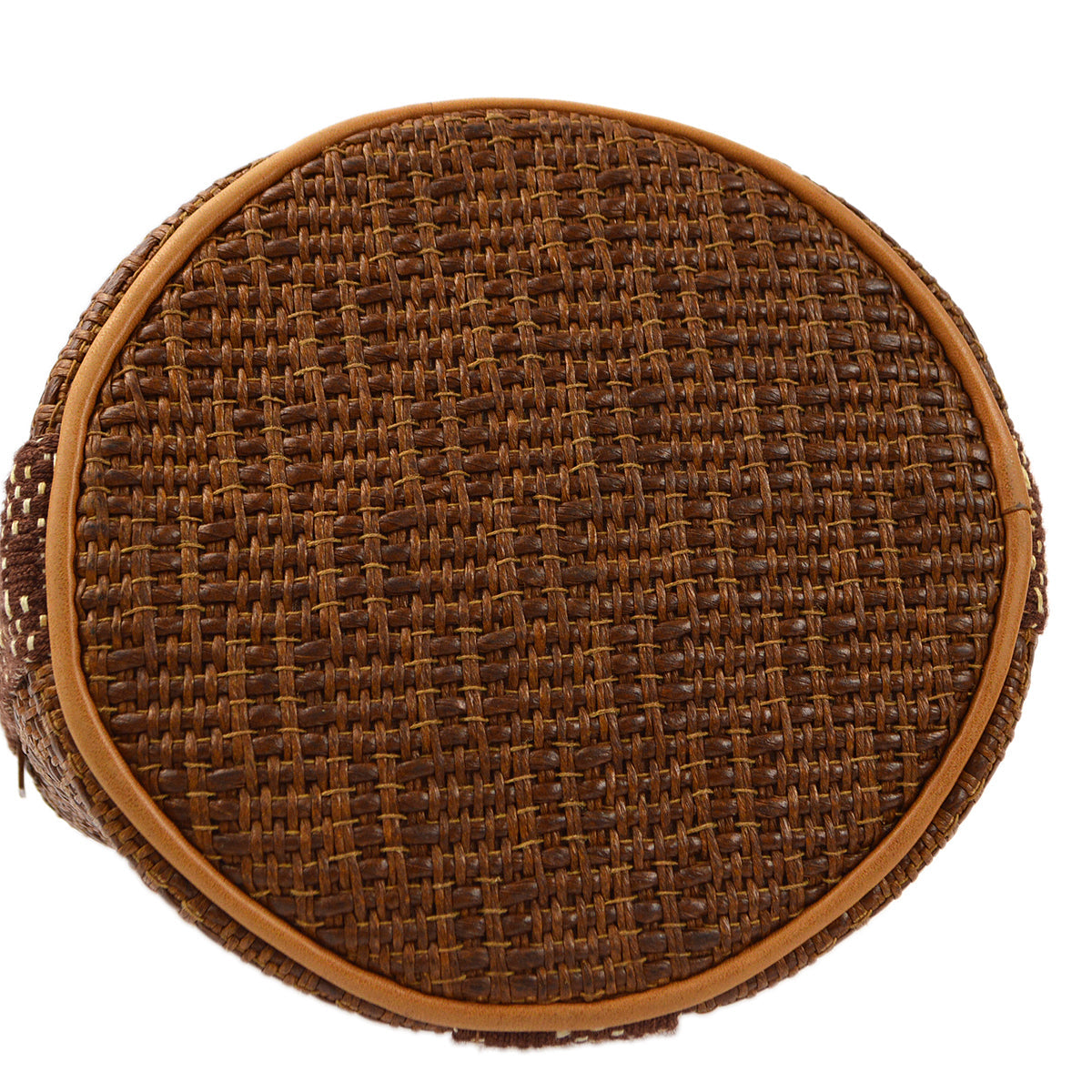 Hermes Brown Cellulose Tamur PM Handbag