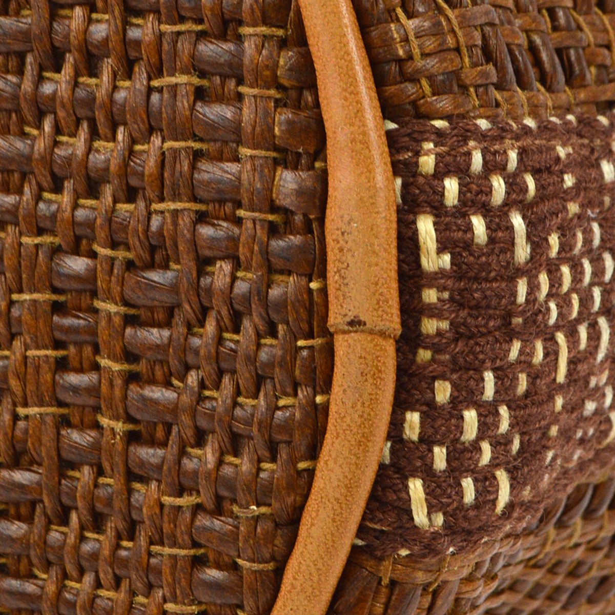 Hermes Brown Cellulose Tamur PM Handbag