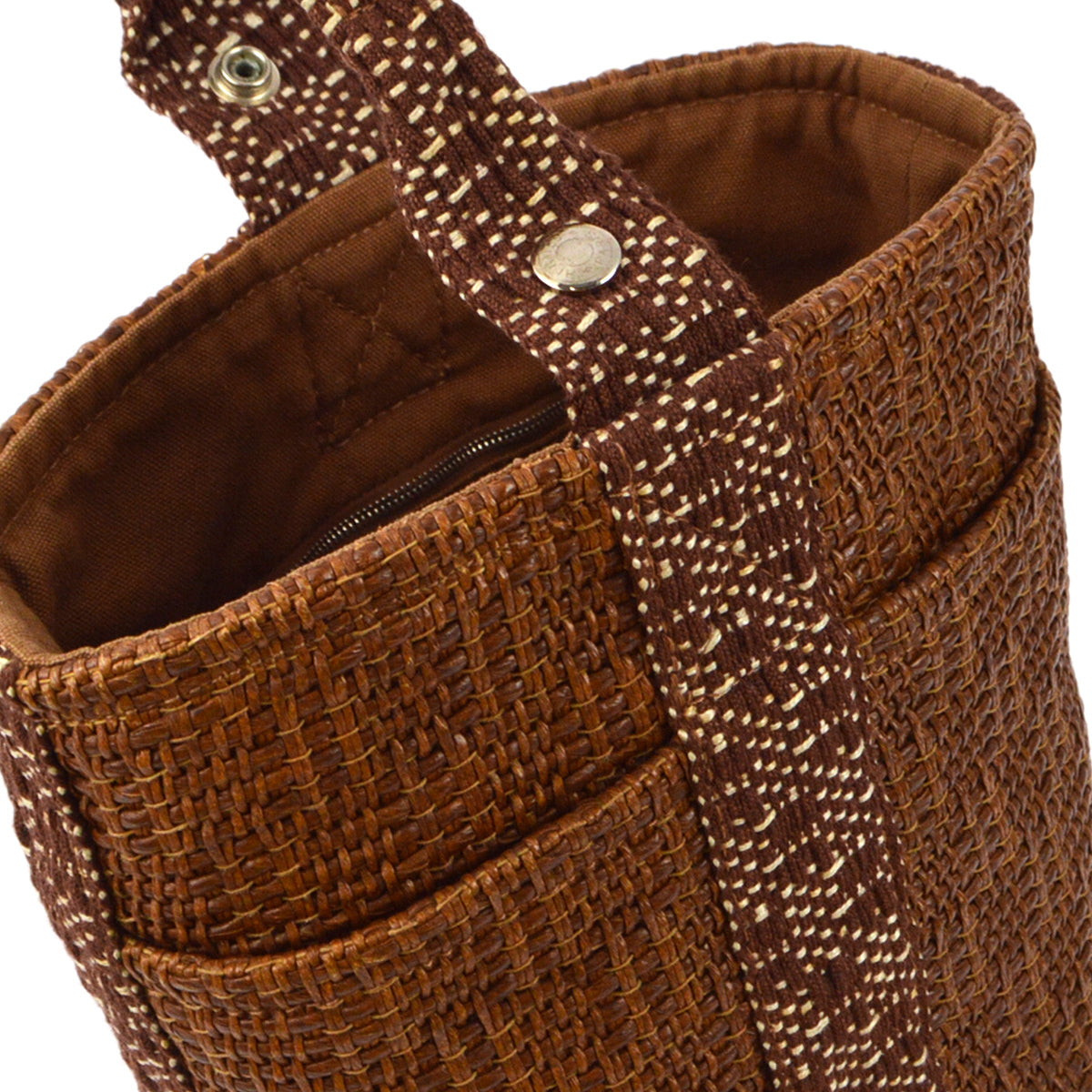 Hermes Brown Cellulose Tamur PM Handbag