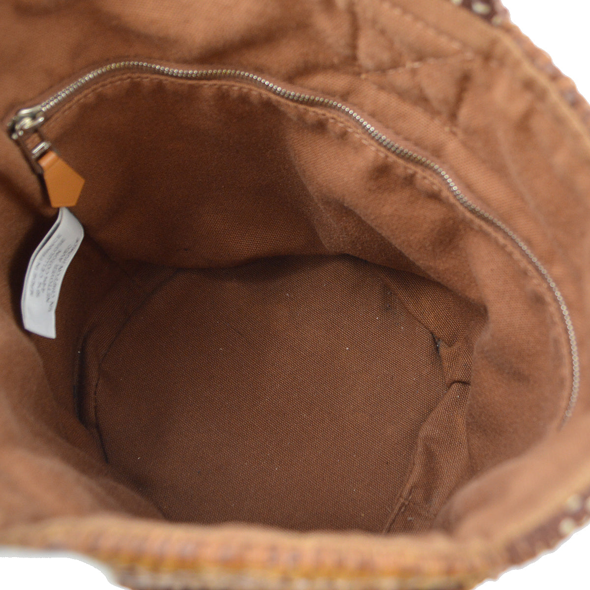 Hermes Brown Cellulose Tamur PM Handbag