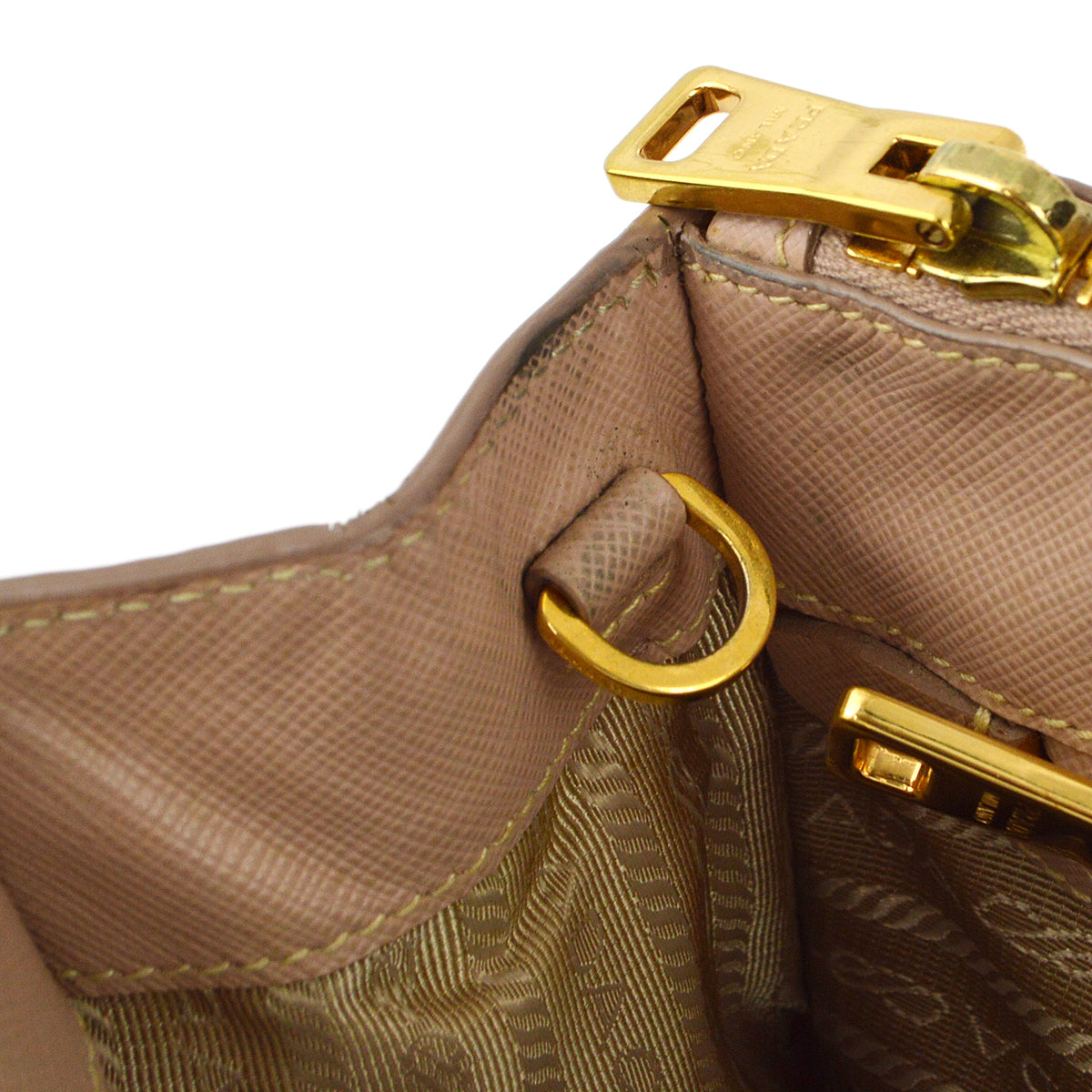 Prada Pink Galleria Saffiano Small 2way Handbag