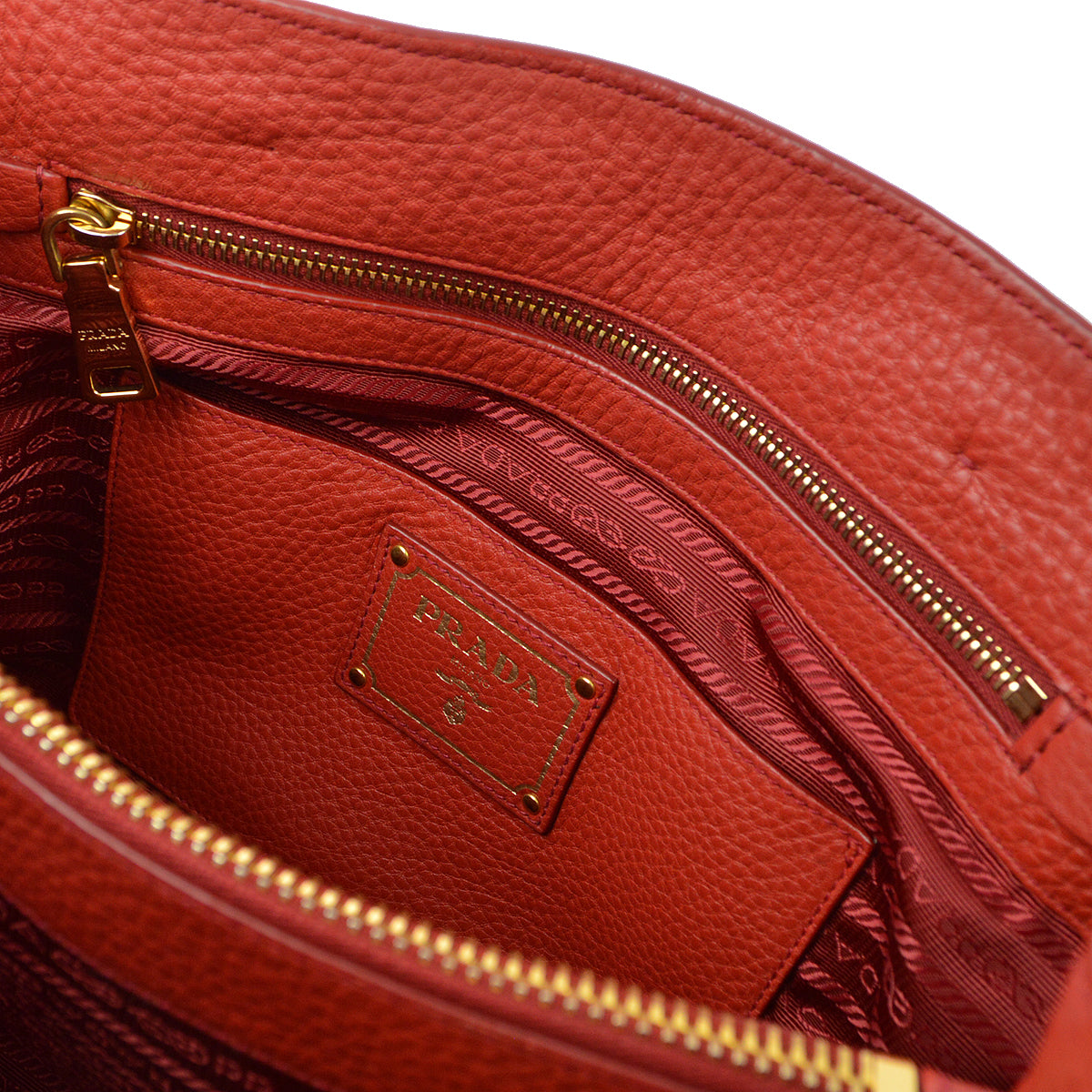Prada Red 2way Shoulder Handbag