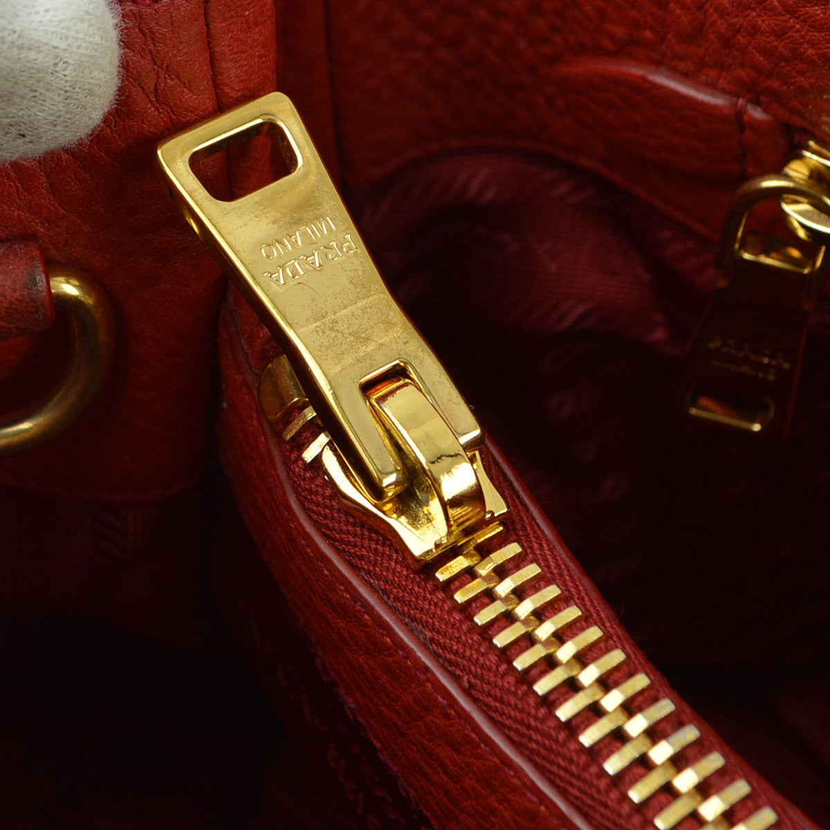 Prada Red 2way Shoulder Handbag