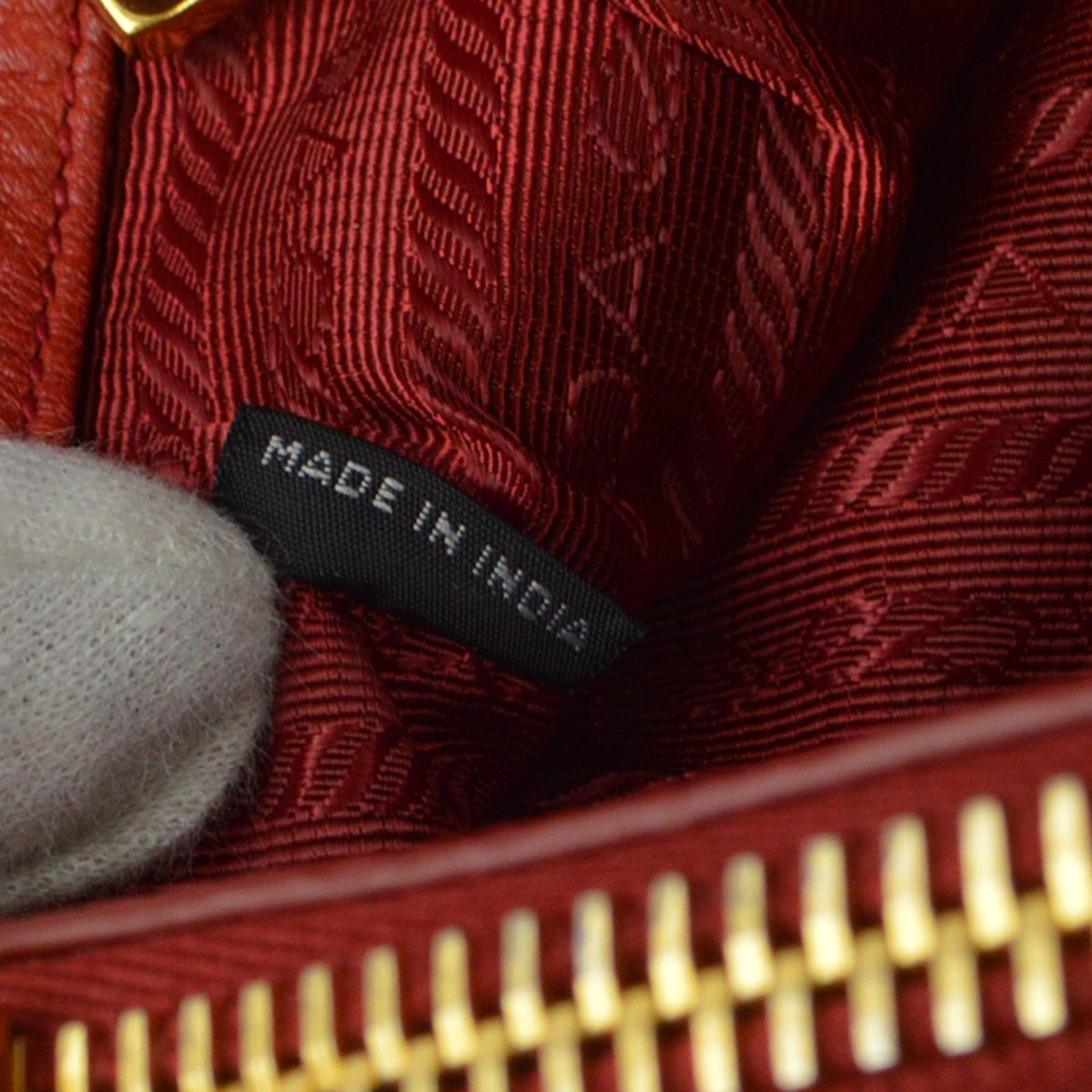 Prada Red 2way Shoulder Handbag