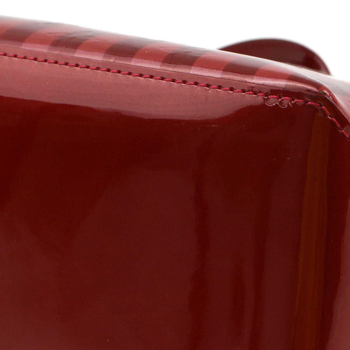 Louis Vuitton 2012 Red Monogram Vernis Wilshire PM Tote Bag M91702
