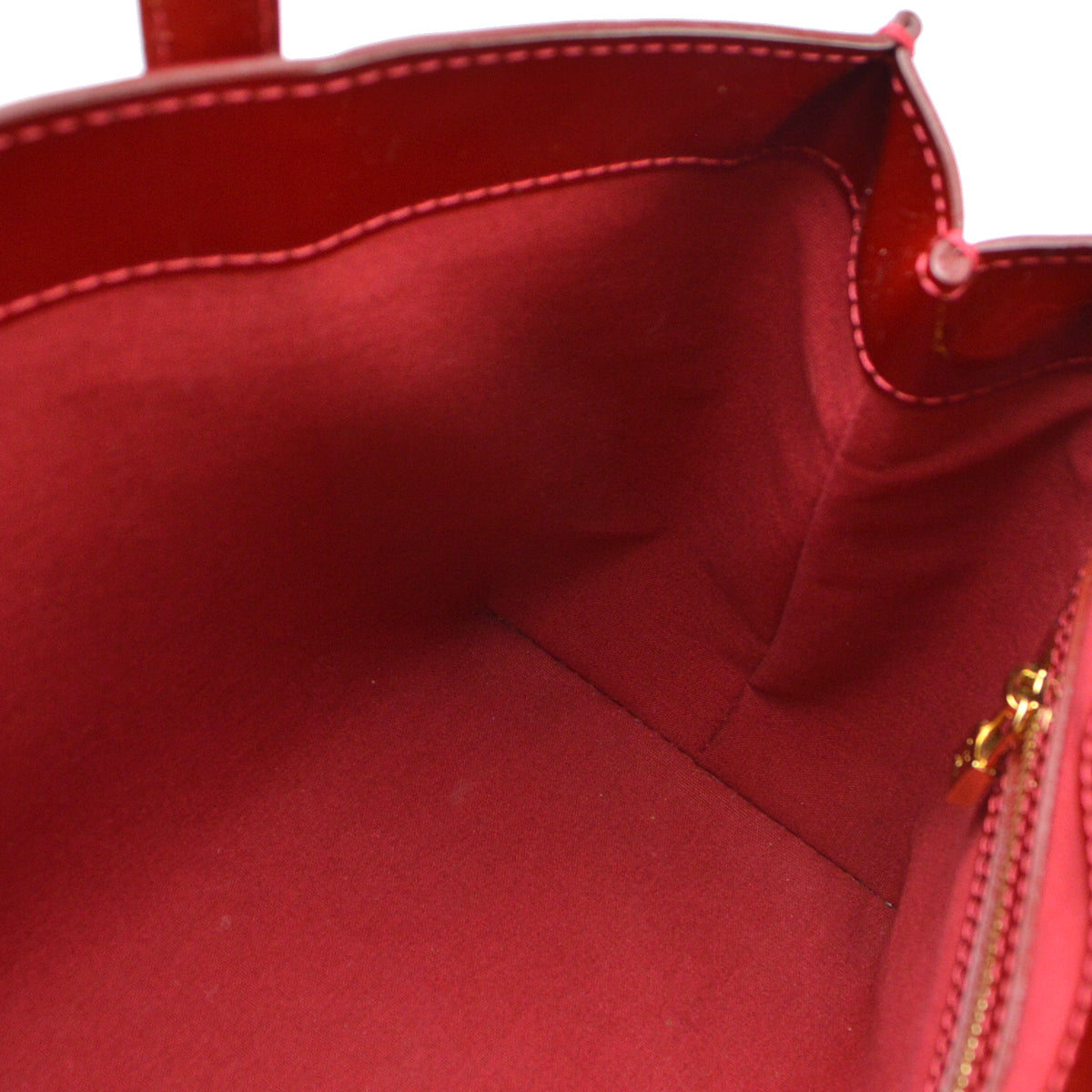 Louis Vuitton 2012 Red Monogram Vernis Wilshire PM Tote Bag M91702
