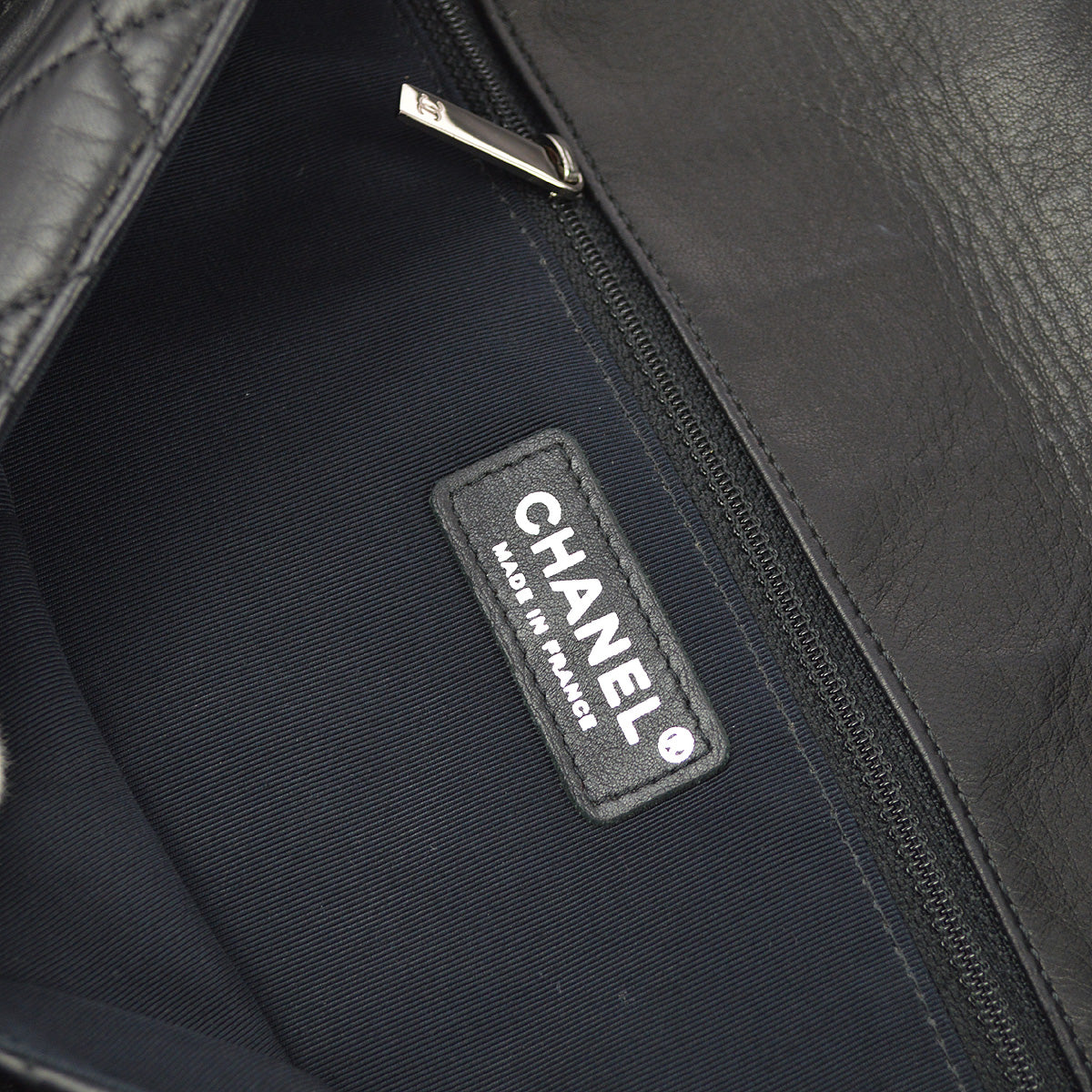 Chanel Black Lambskin Hula Hoop Large Handbag