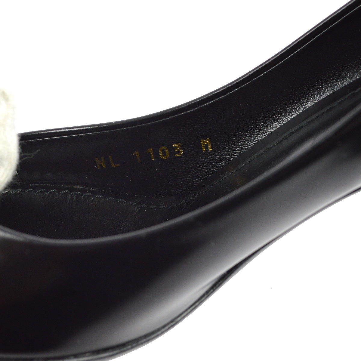 Louis Vuitton Black Calfskin Cube Pumps NL1103M #39 1/2